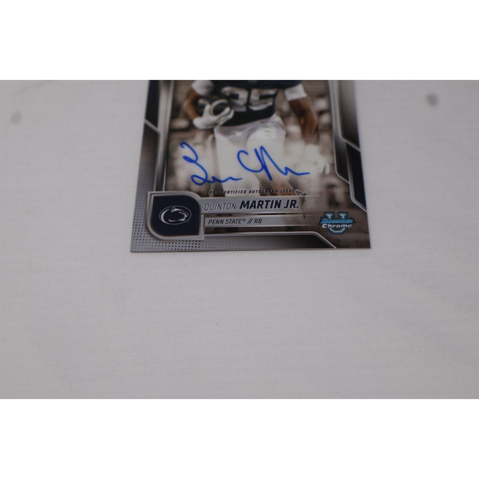 2025 Bowman University Chrome 1st Bowman #BCA-QMJ Quinton Martin Jr Auto Mint