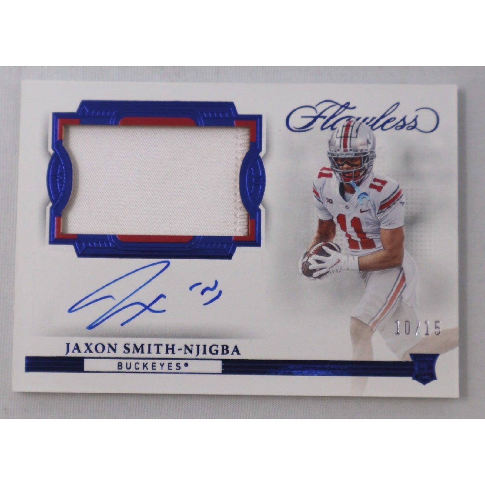 Jaxon Smith Njigba 2023 Flawless Collegiate RPA Rookie Patch Auto /15 #RPAH-JSN