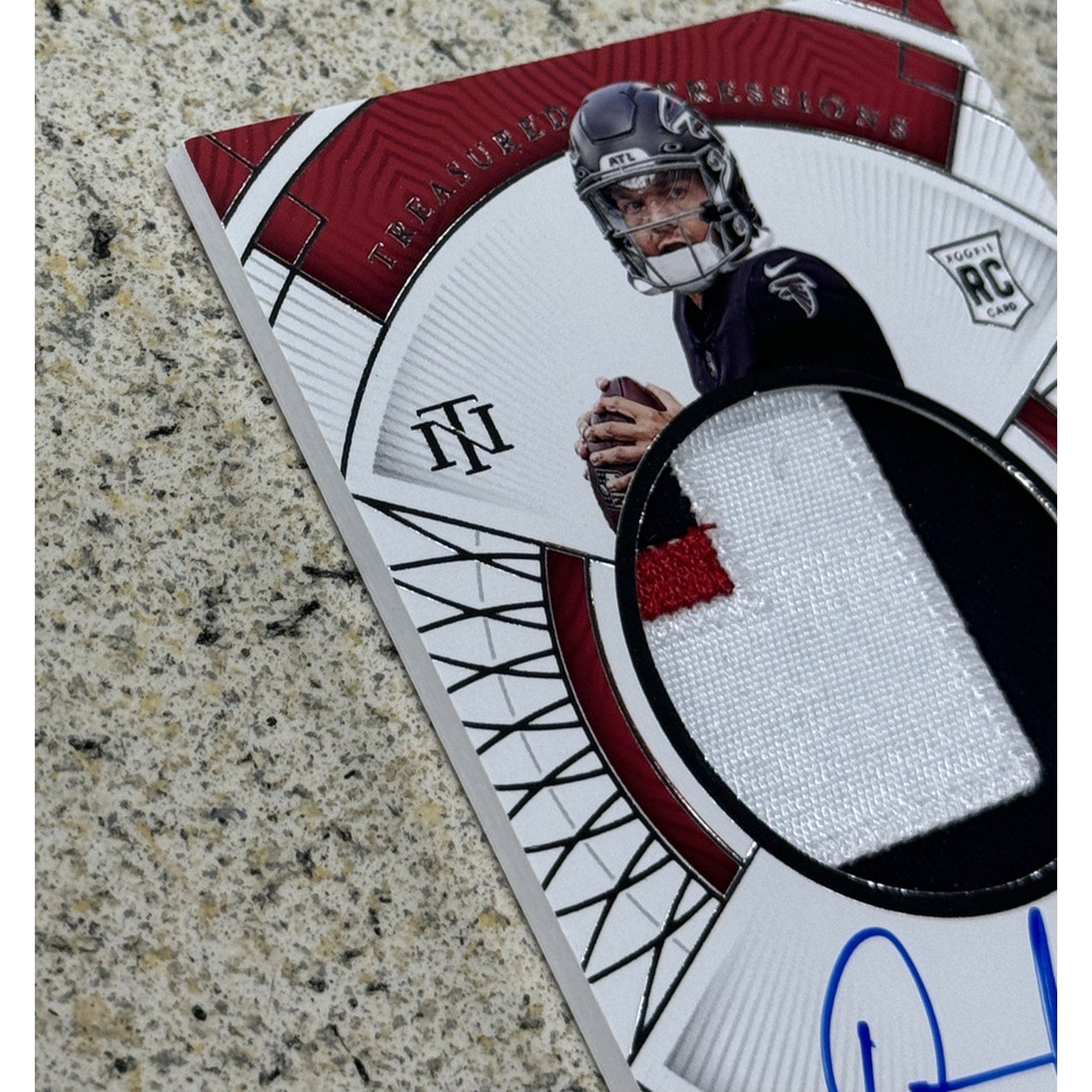 2022 National Treasures Desmond Ridder RPA /99 Rookie Patch On Card Auto RC SP