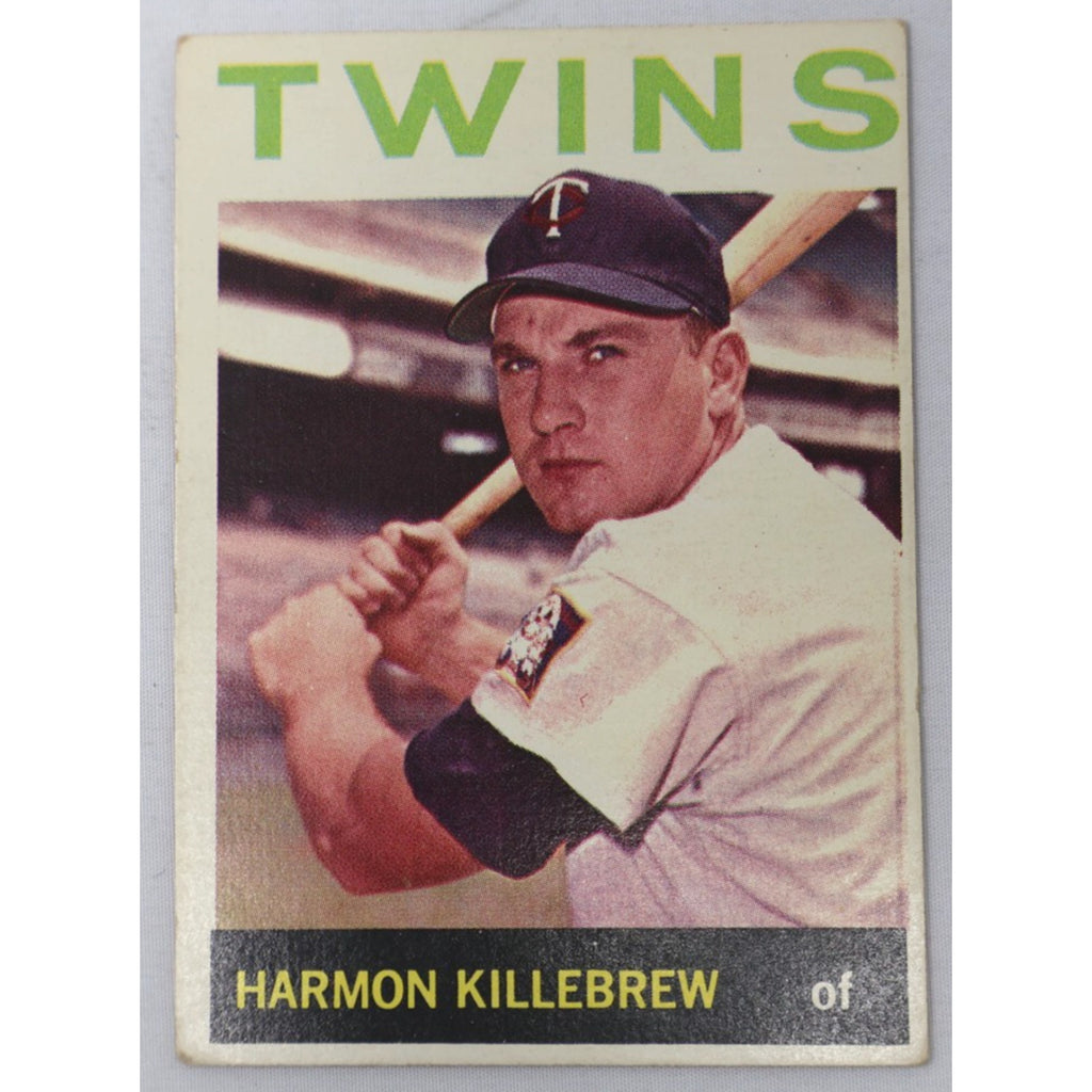 1964 Topps #177 Harmon Killebrew baseball card featuring Minnesota Twins Hall of Fame slugger