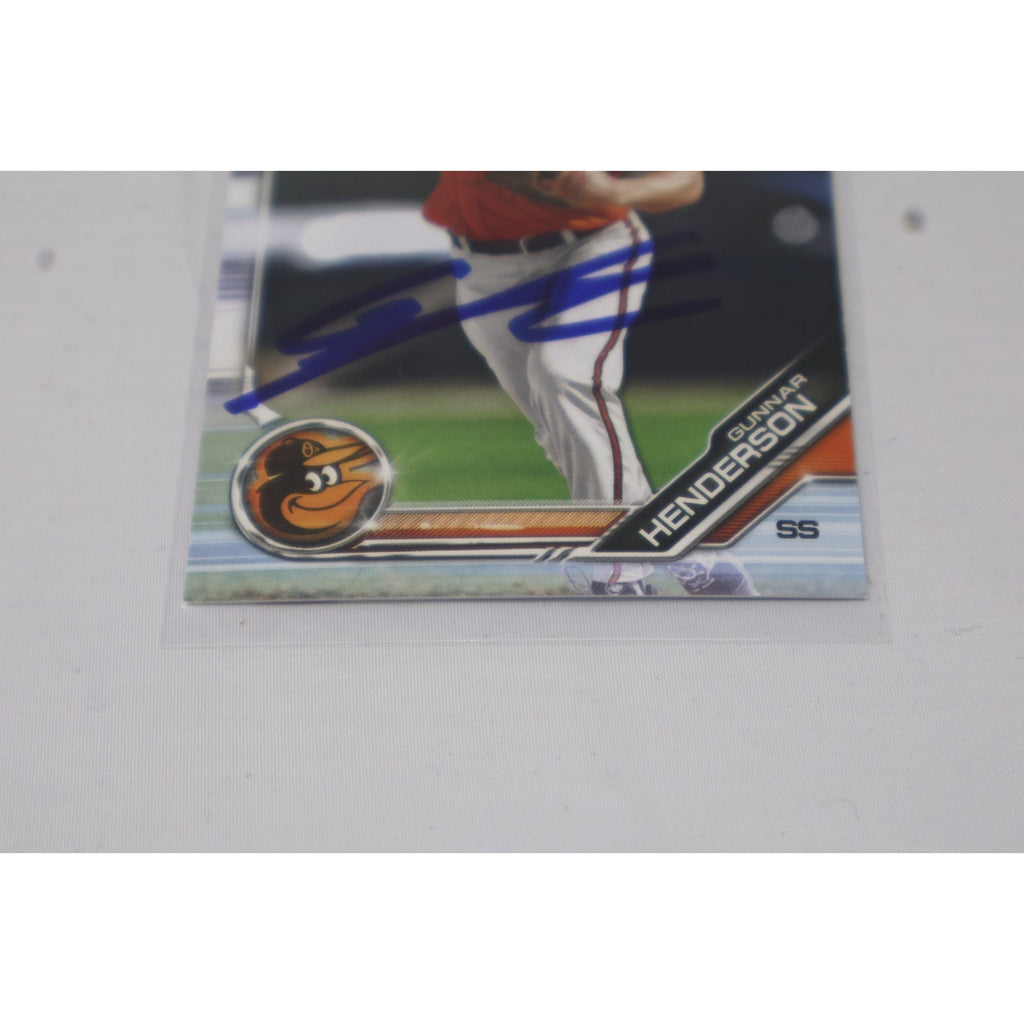 Gunnar Henderson 2019 1st Bowman Rc Auto DNA Authentic Rookie Mint