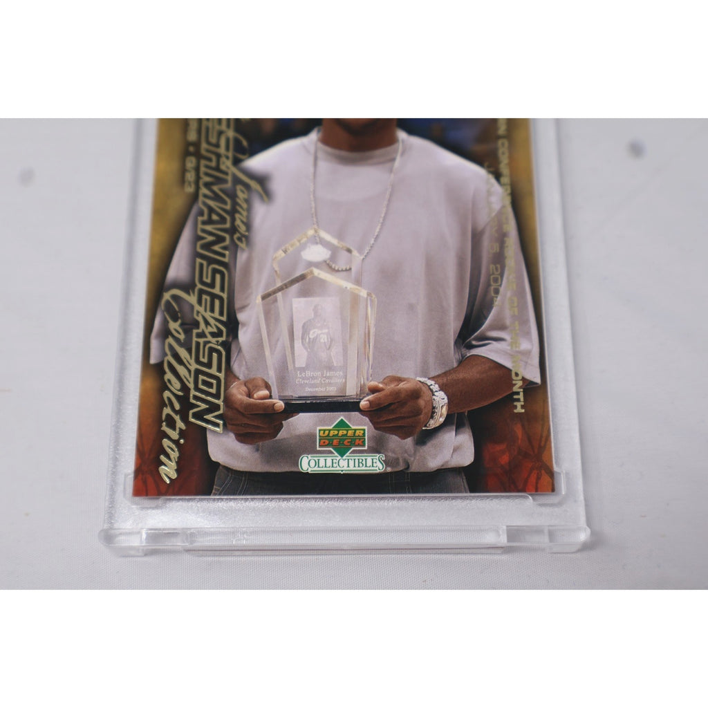 Lebron James Rookie Of The Month #35 2003-2004 Upper Deck Freshman Season RC
