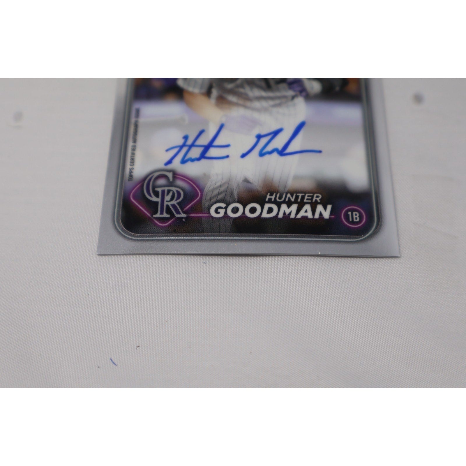 2024 Topps Chrome - Hunter Goodman #RA-HG Rookie Auto (RC) Mint