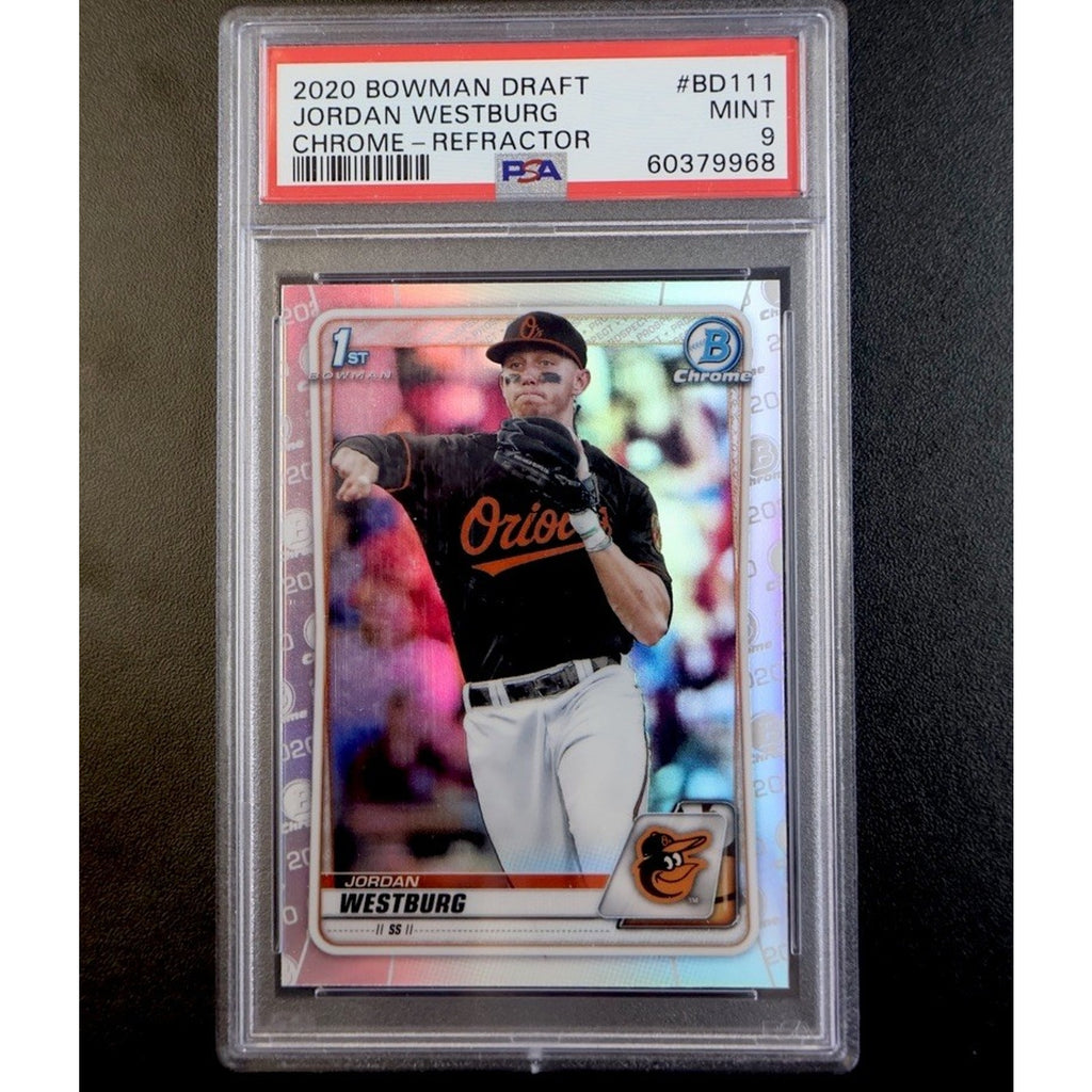 2020 Bowman Draft - Chrome Refractor Jordan Westburg (RC) PSA 9