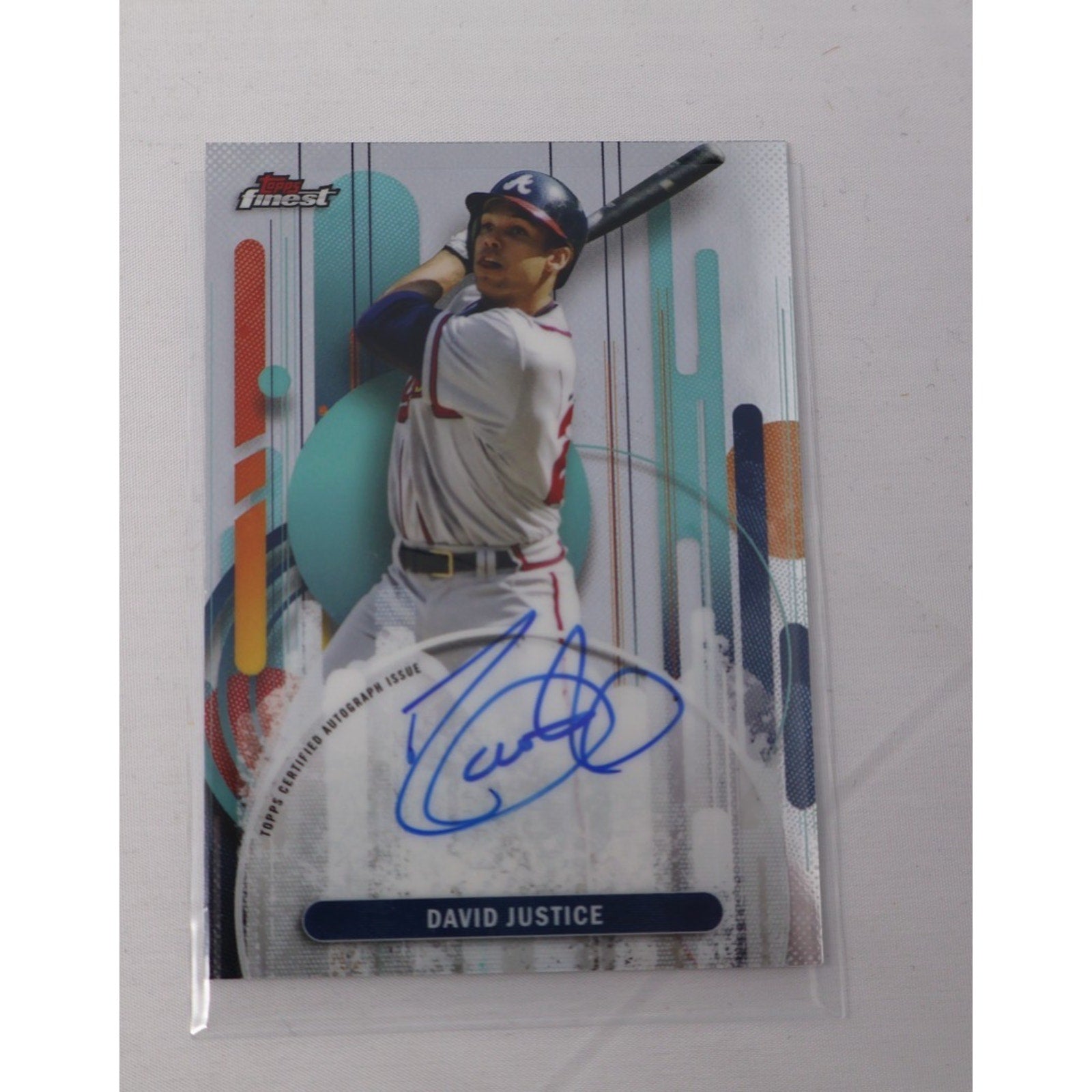 David Justice 2025 Topps Finest Auto #FA-DJ Mint