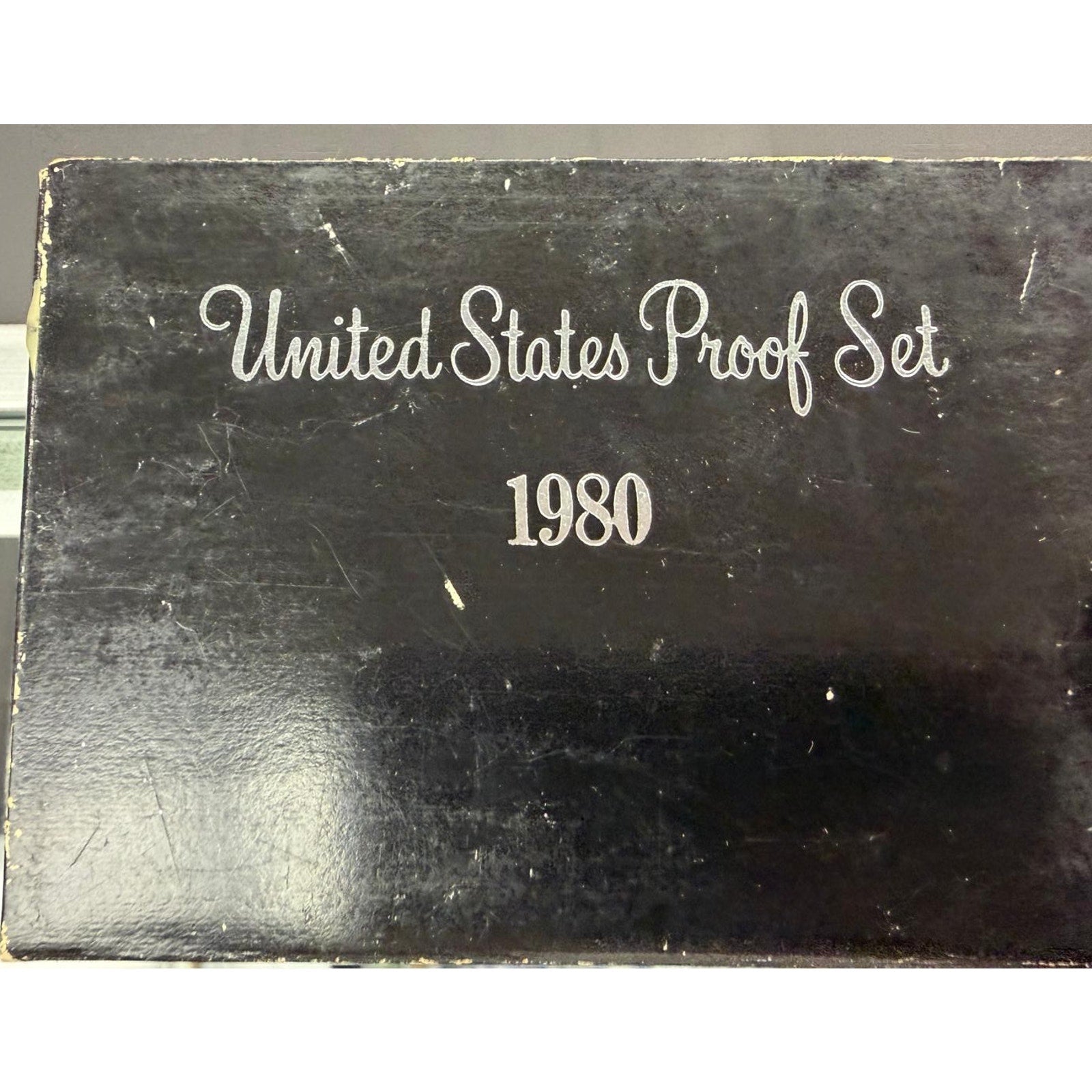 1980 United States Proof Set Original U.S. Mint Coin Collection Black Case
