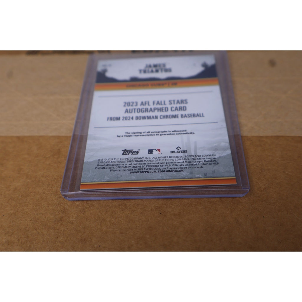 James Triantos 2024 Topps Bowman Chrome Arizona Fall Stars Auto /150 #AFL-JT
