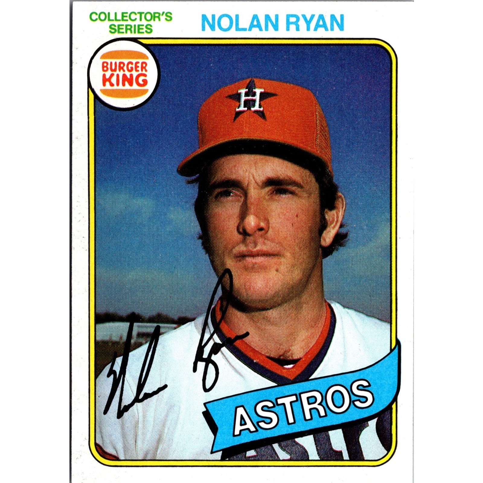 NOLAN RYAN ~ 1980 Topps Burger King Pitch, Hit & Run #9 Mint ~ HOF-ASTROS