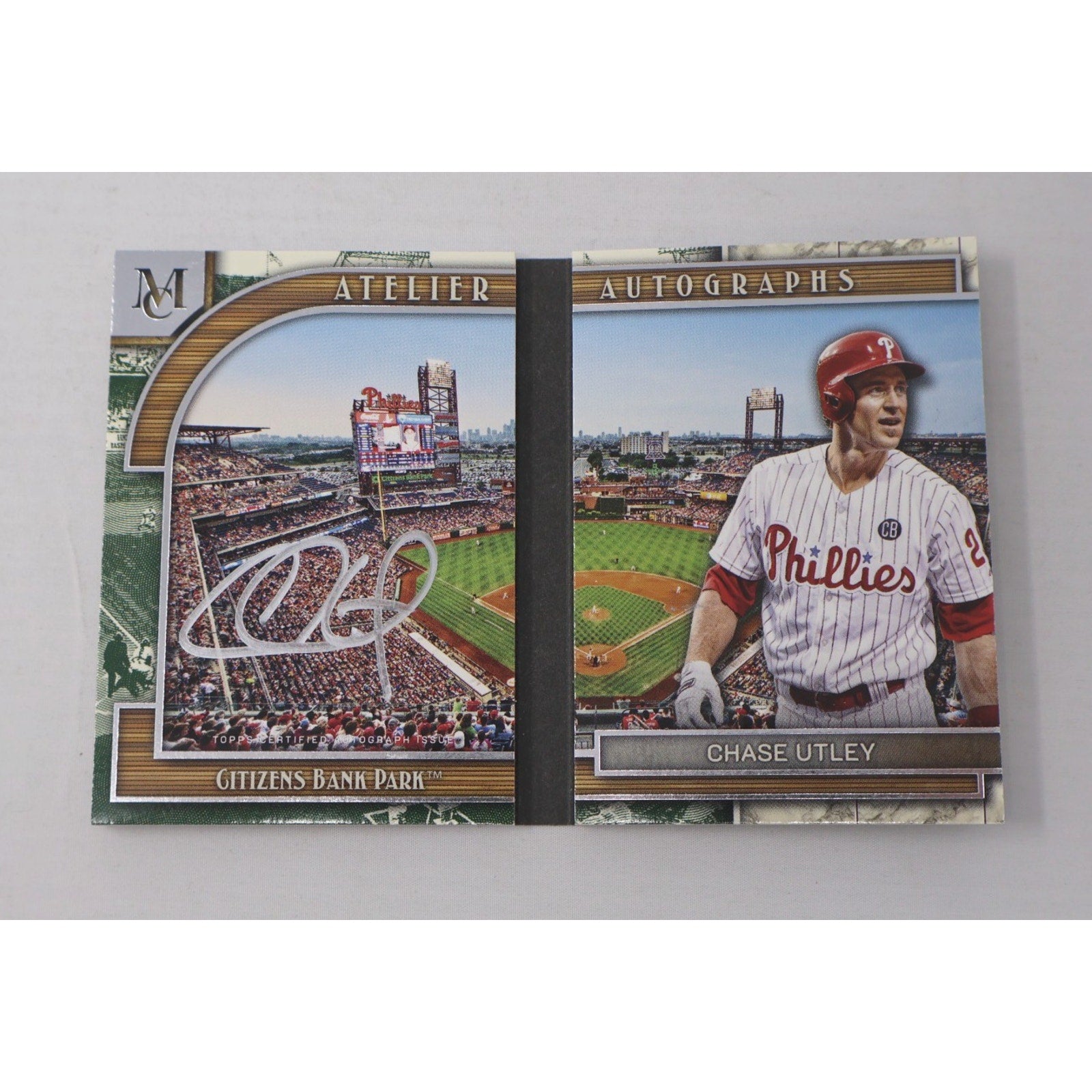 Chase Utley Autograph Topps Booklet 2025 Museum Atelier Card 18/50 Phillies