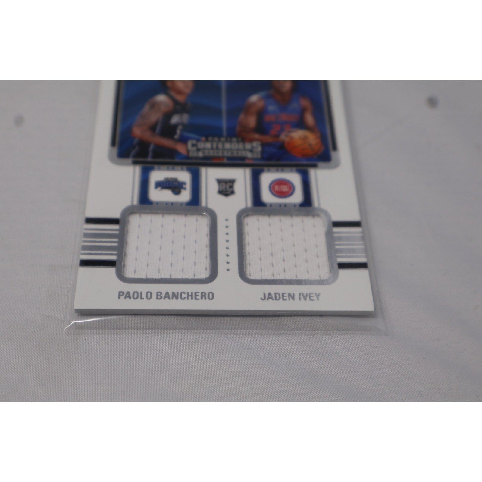 Rookie Ticket Dual Swatches 2022-23 Contenders Paolo Banchero Jaden Ivey RC Mint
