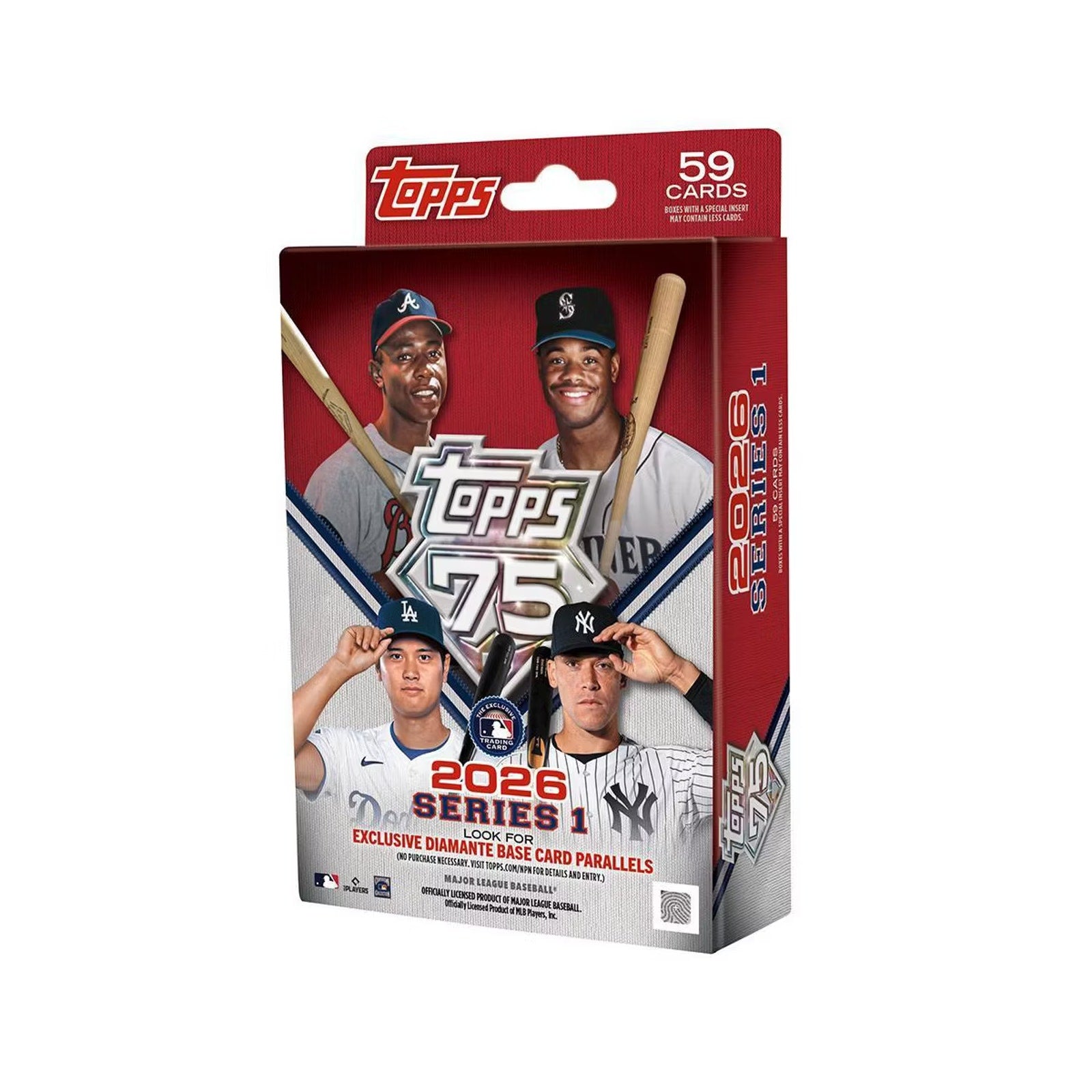 2026 Topps Baseball Series 1 Hanger Box (59 Cards) - Factory Sealed