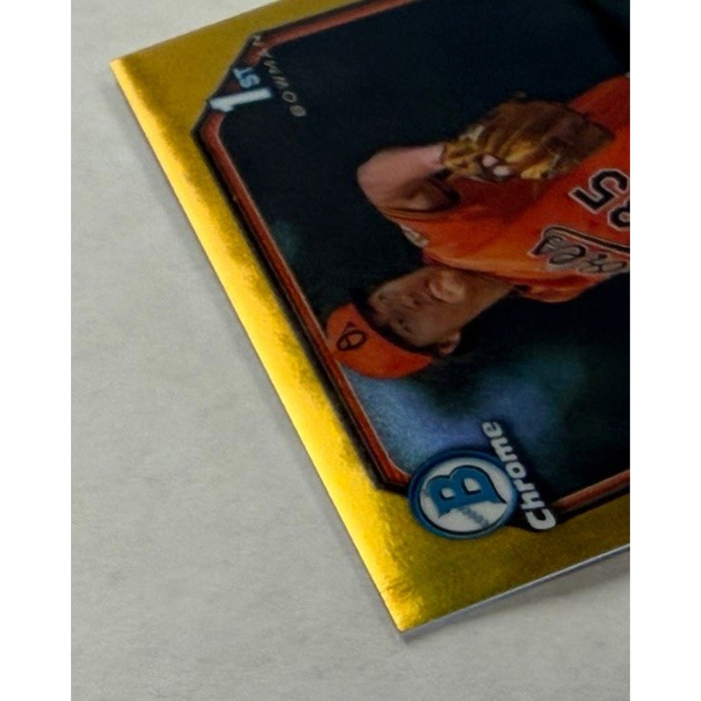 2026 Bowman Chrome 1st Bowman Trey Gibson Gold Shimmer Auto /50