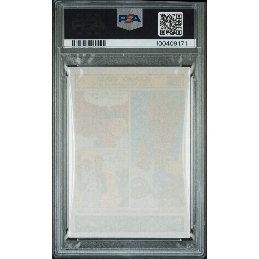 2003 BAZOOKA COMICS Sammy Sosa Chicago Cubs #15 PSA 10 GEM Mint