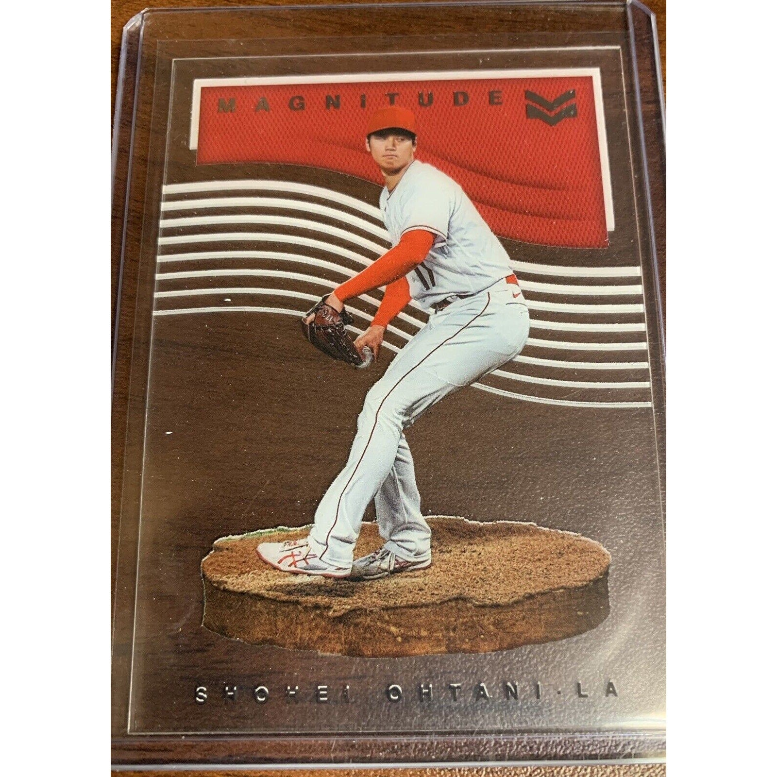 Shohei Ohtani 2021 Panini Chronicle Magnitude #29 Clear Angels Dodgers Pitcher