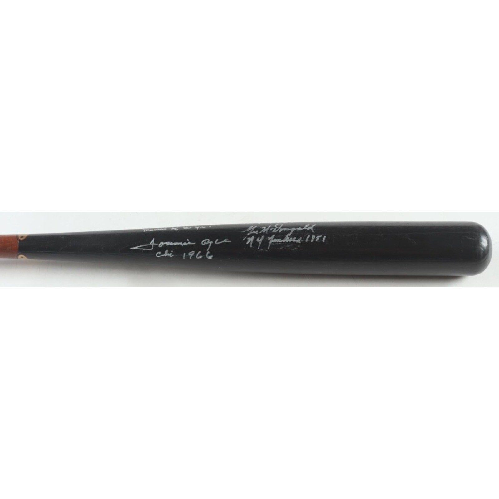 Rod Carew Eddie Murray 5 Auto ROY Cooperstown Baseball Bat Signed Inscrip JSA