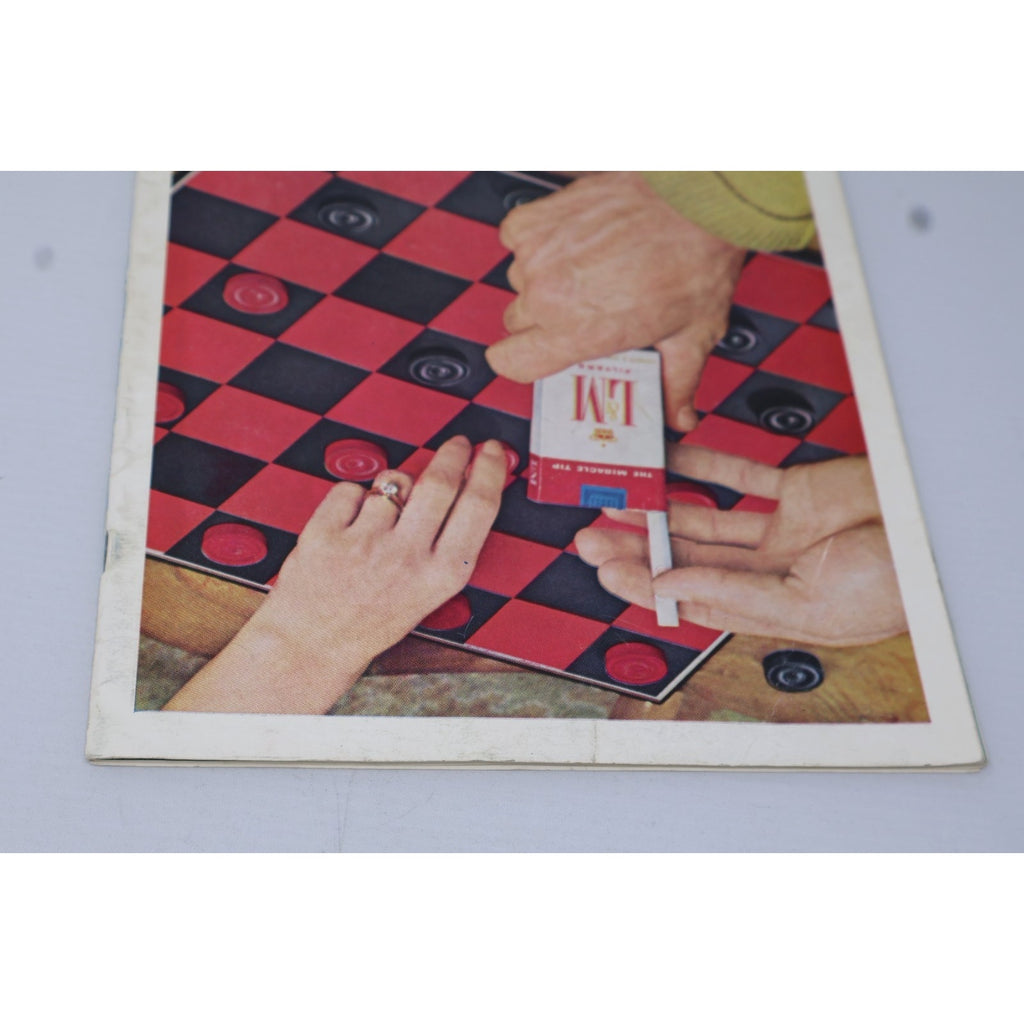 Back cover detail showing classic board game style advertisement artwork