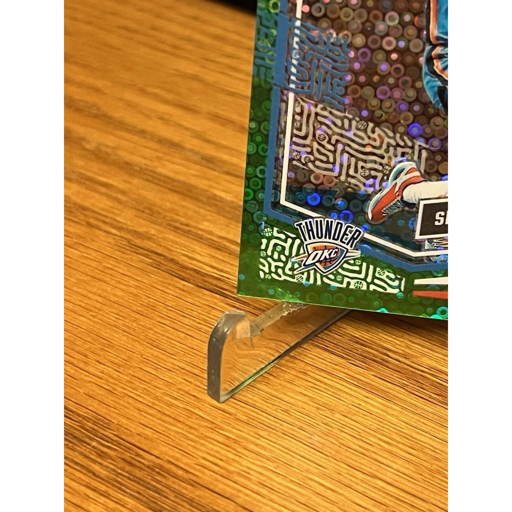 2023 Donruss Optic #104 Shai Gilgeous-Alexander Green Disco Fast Break Prizm /5