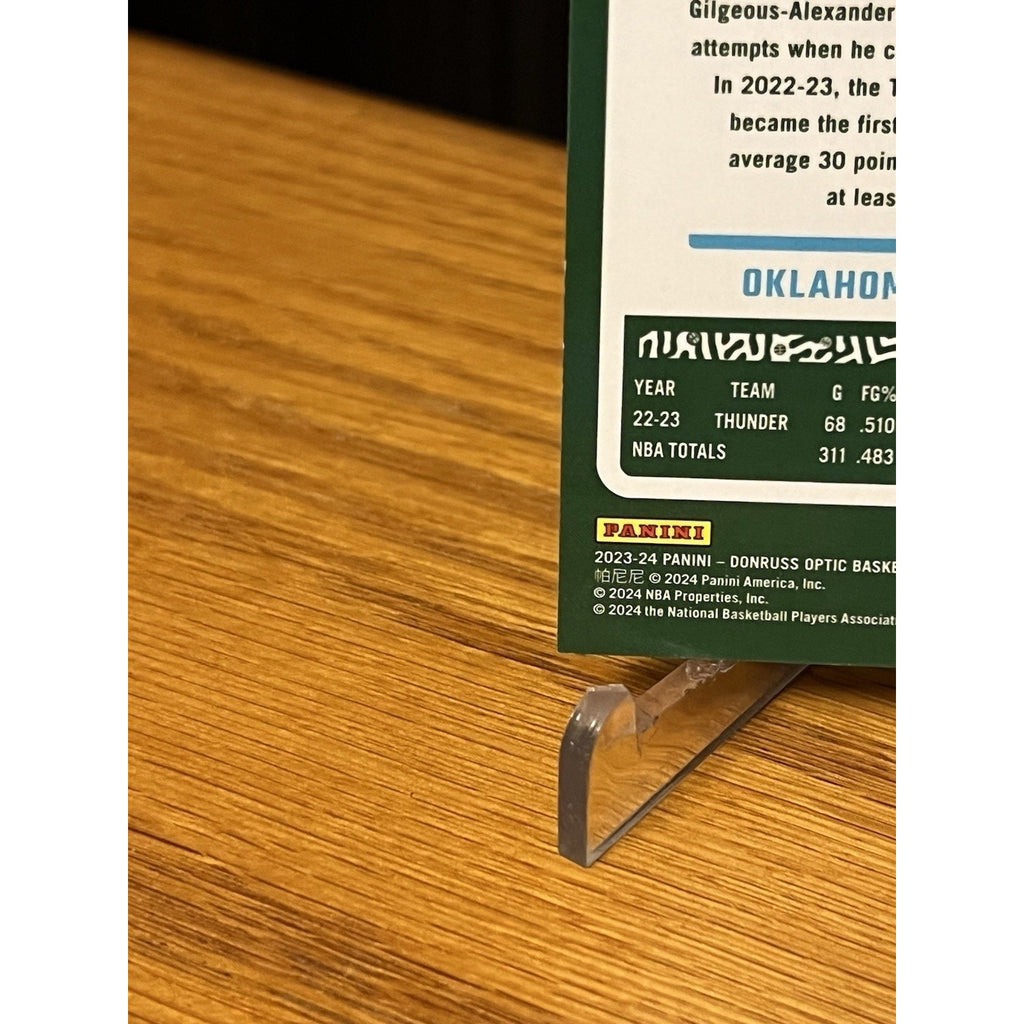 2023 Donruss Optic #104 Shai Gilgeous-Alexander Green Disco Fast Break Prizm /5