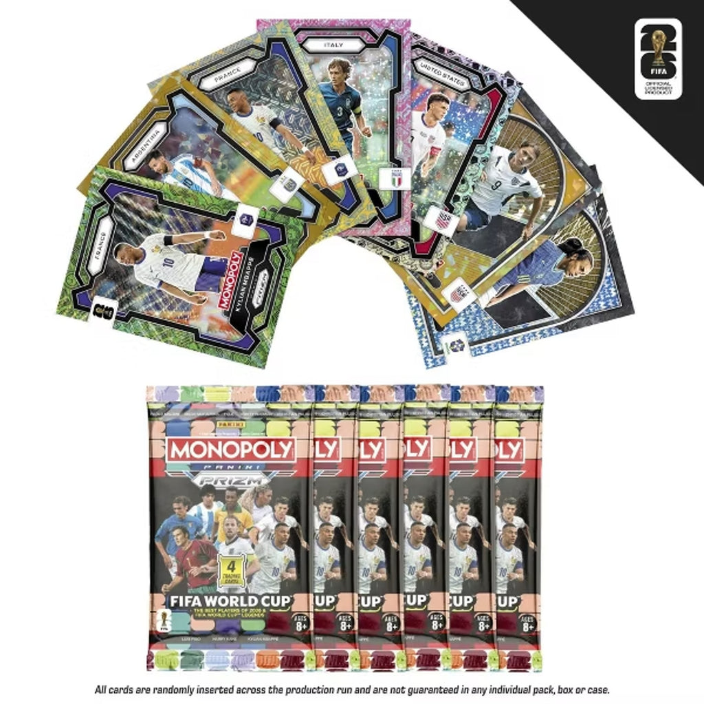 Lot Of 5 2026 Panini Prizm Monopoly FIFA World Cup Blaster Box - FACTORY SEALED