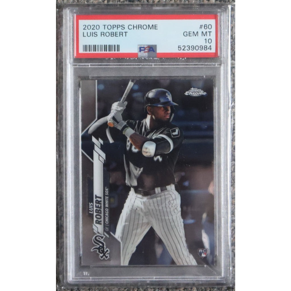 Luis Robert 2020 Topps Chrome Rookie #60 Rc PSA 10