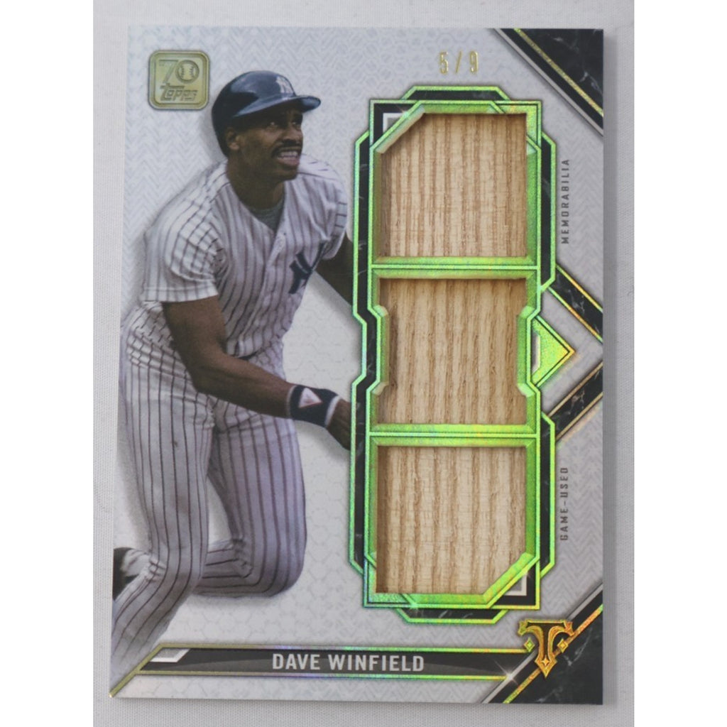 Dave Winfield 2021 Topps Triple Threads 70 Years Of Topps Relic /9 #70TR-DW Mint