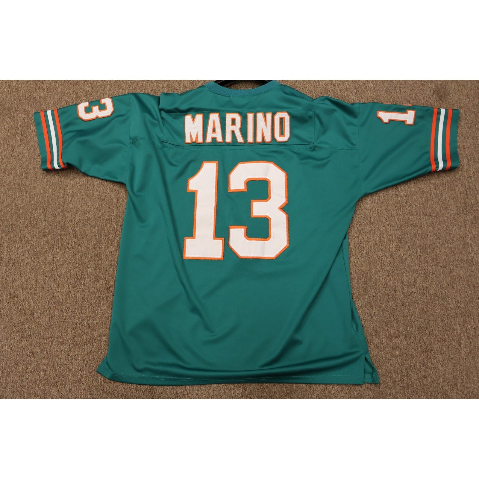 Dan Marino Mitchell & Ness 1984 Aqua Legacy Player Jersey Mens 52 W/ Team Patch