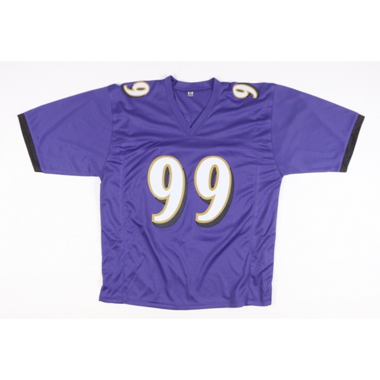 Odafe Oweh Autographed Baltimore Ravens Purple Custom Football Jersey JSA Auto