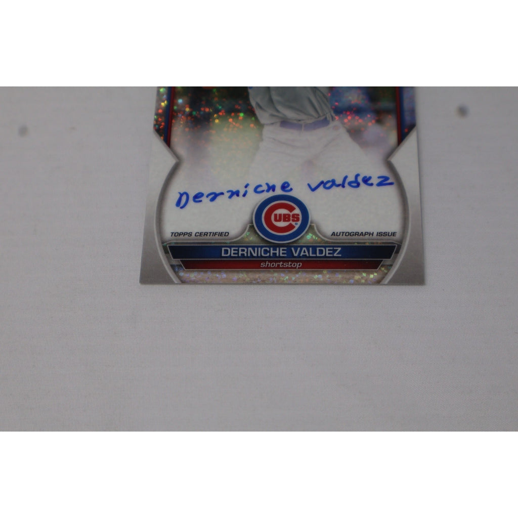 2023 Bowman Chrome Derniche Valdez 1st Prospect Auto /299 Speckle #CPA-DV Mint