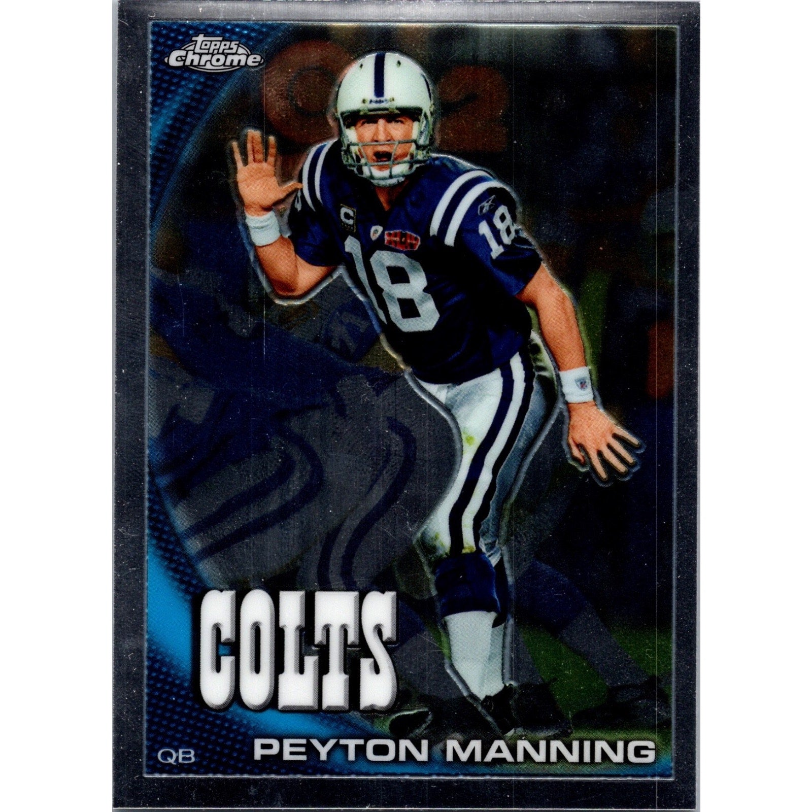 Peyton Manning 2010 Topps Chrome #C50 HOF GOAT Mint