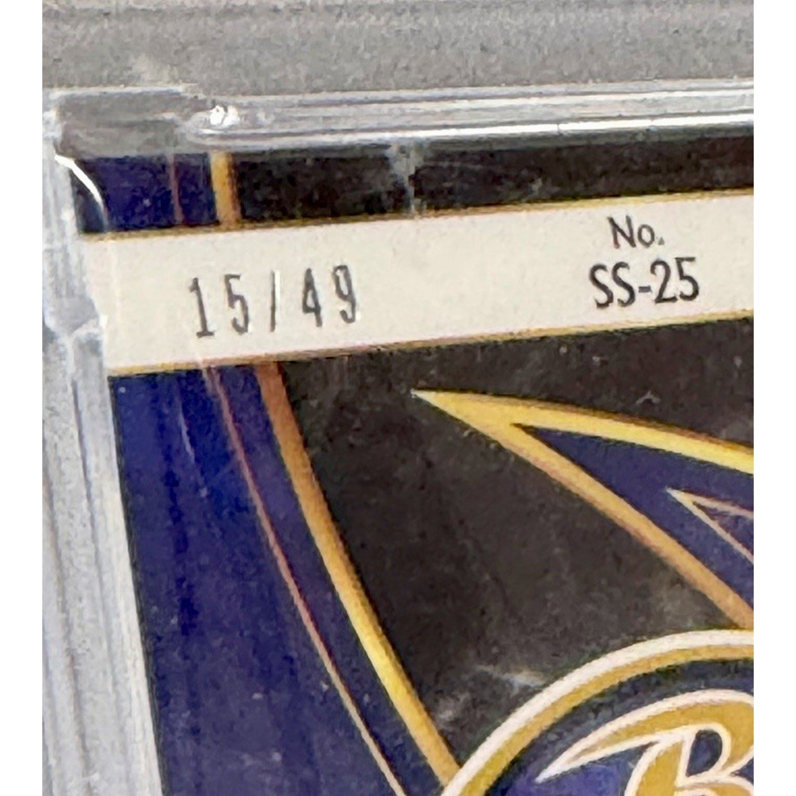 2019 Panini Select Select Swatches Lamar Jackson #SS-25 Copper Prizm /49 PSA