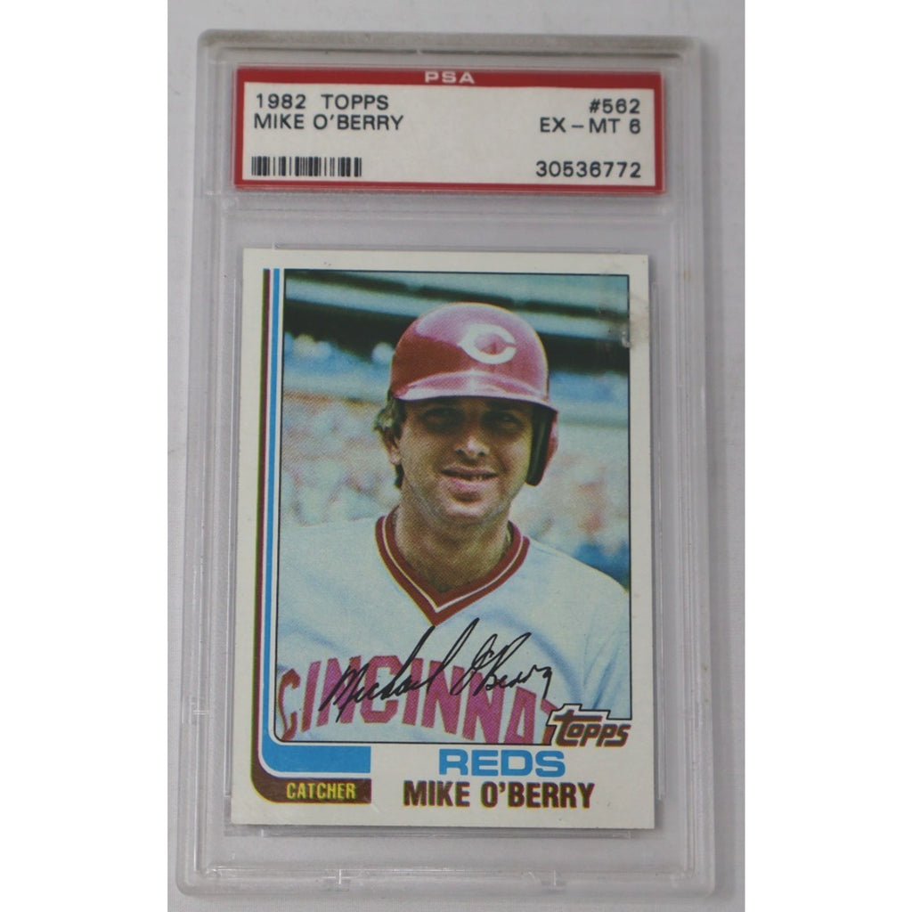 Mike O'Berry 1982 Topps #562 PSA 6