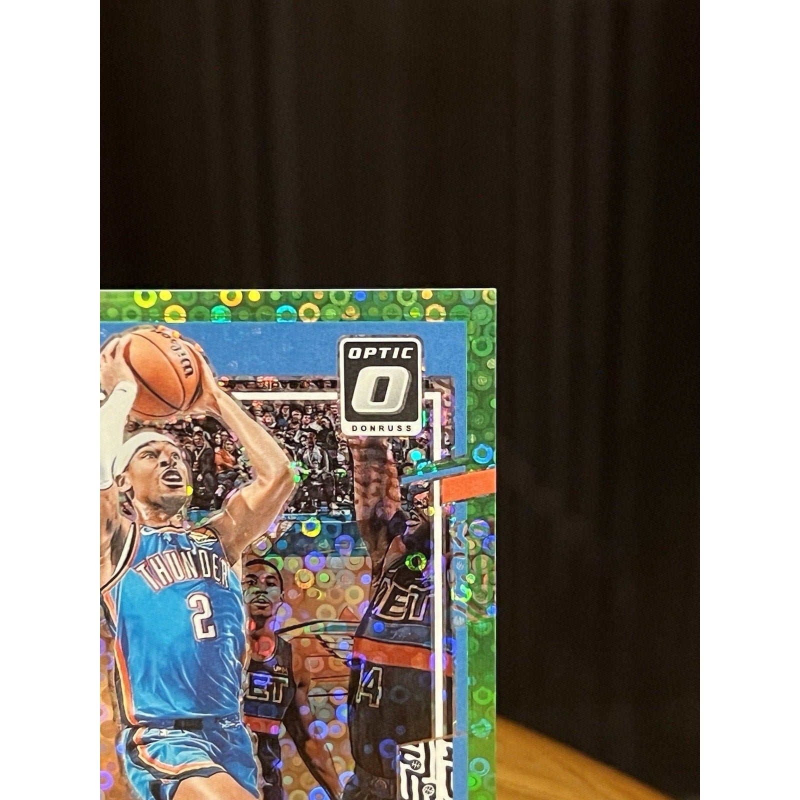 2023 Donruss Optic #104 Shai Gilgeous-Alexander Green Disco Fast Break Prizm /5