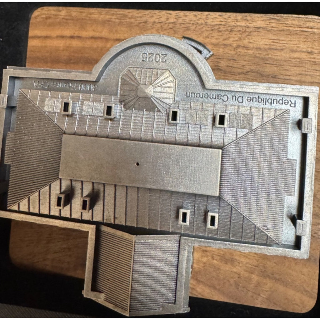 THE WHITE HOUSE 3D 10 Oz Silver Coin 3000 Francs Cameroon 2025