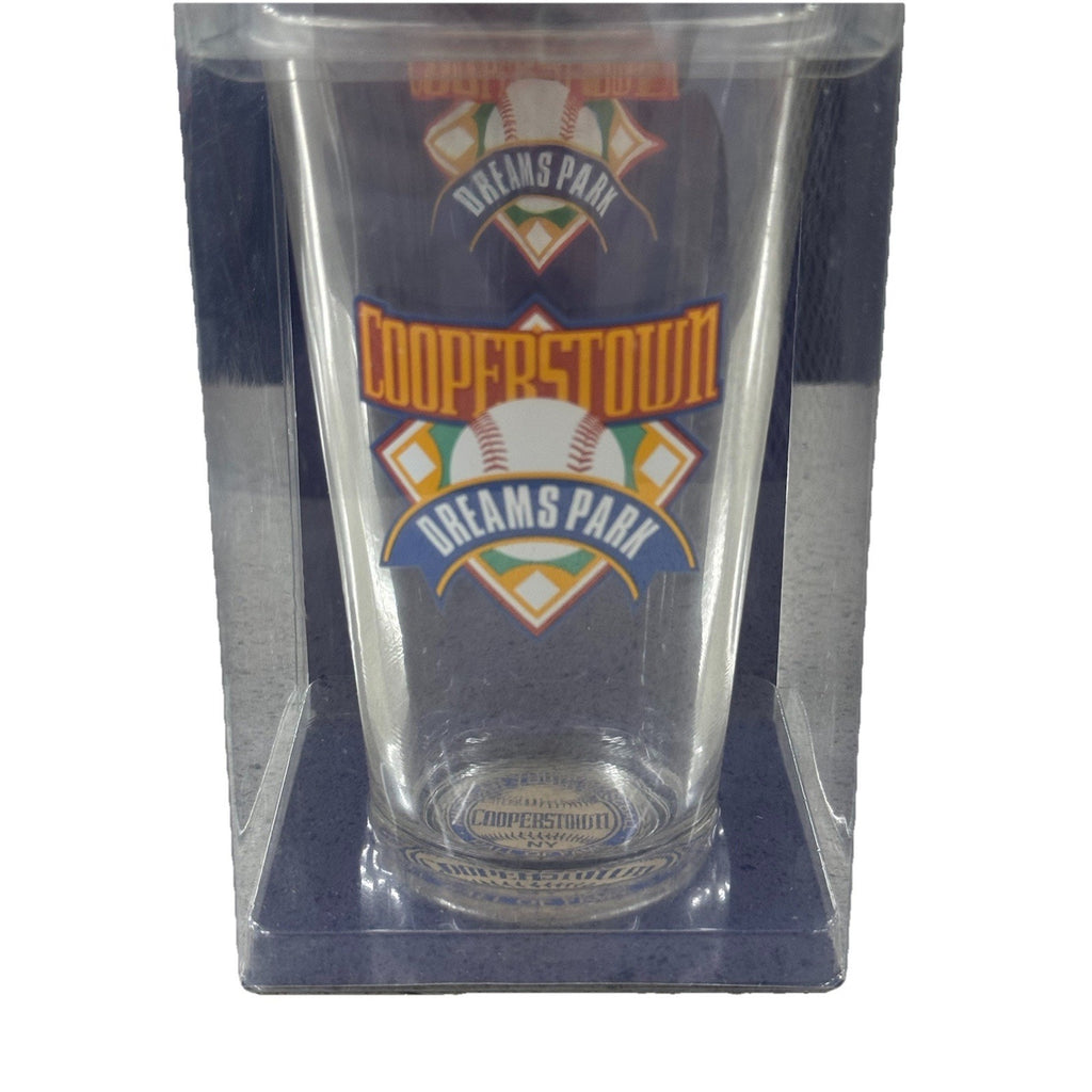Cooperstown Dream Park Pint Glass Baseball Sealed Vintage 2000s