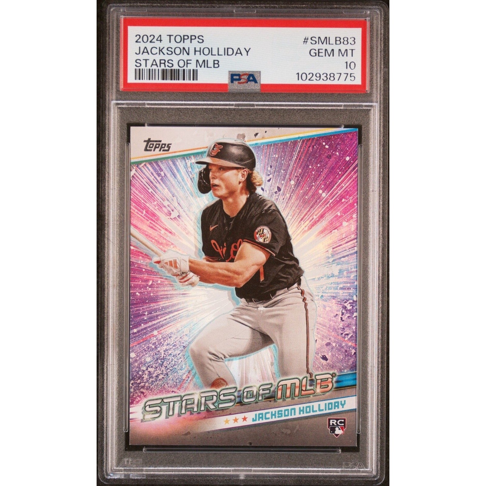 2024 Topps Update Series - Stars of MLB #SMLB-83 Jackson Holliday (RC) PSA 10