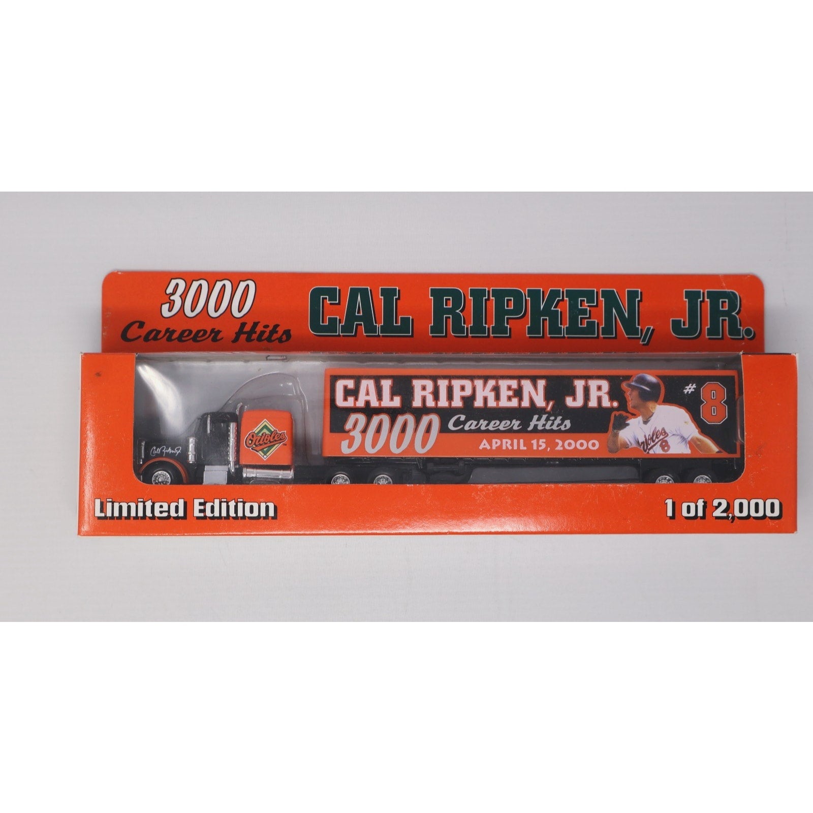 Cal Ripken Jr 3000 Hit Collectors Toy Truck 1 Of 2000 Unopened Baltimore Orioles