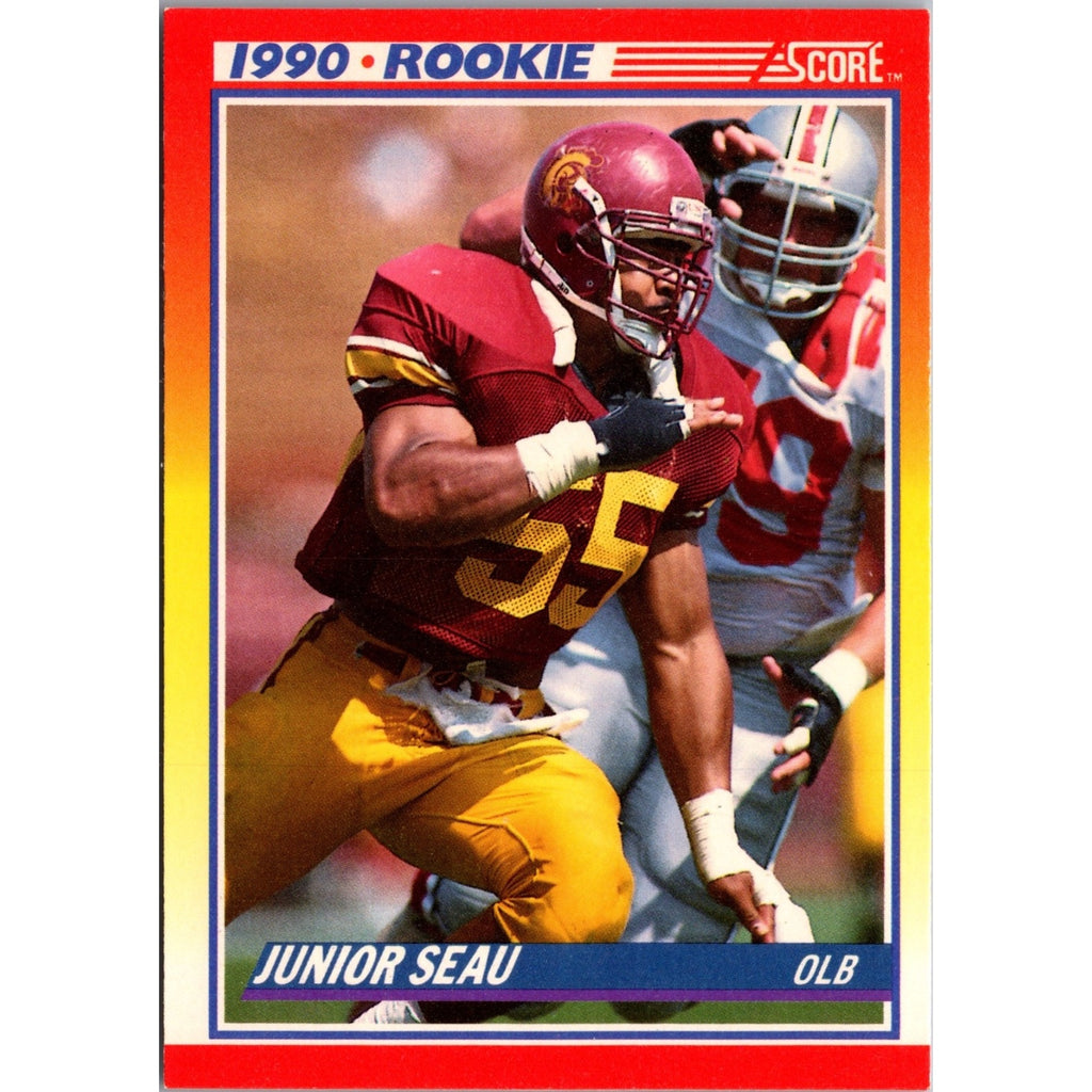 Junior Seau - 1990 Score #302 RC - San Diego Chargers Rookie Football Card