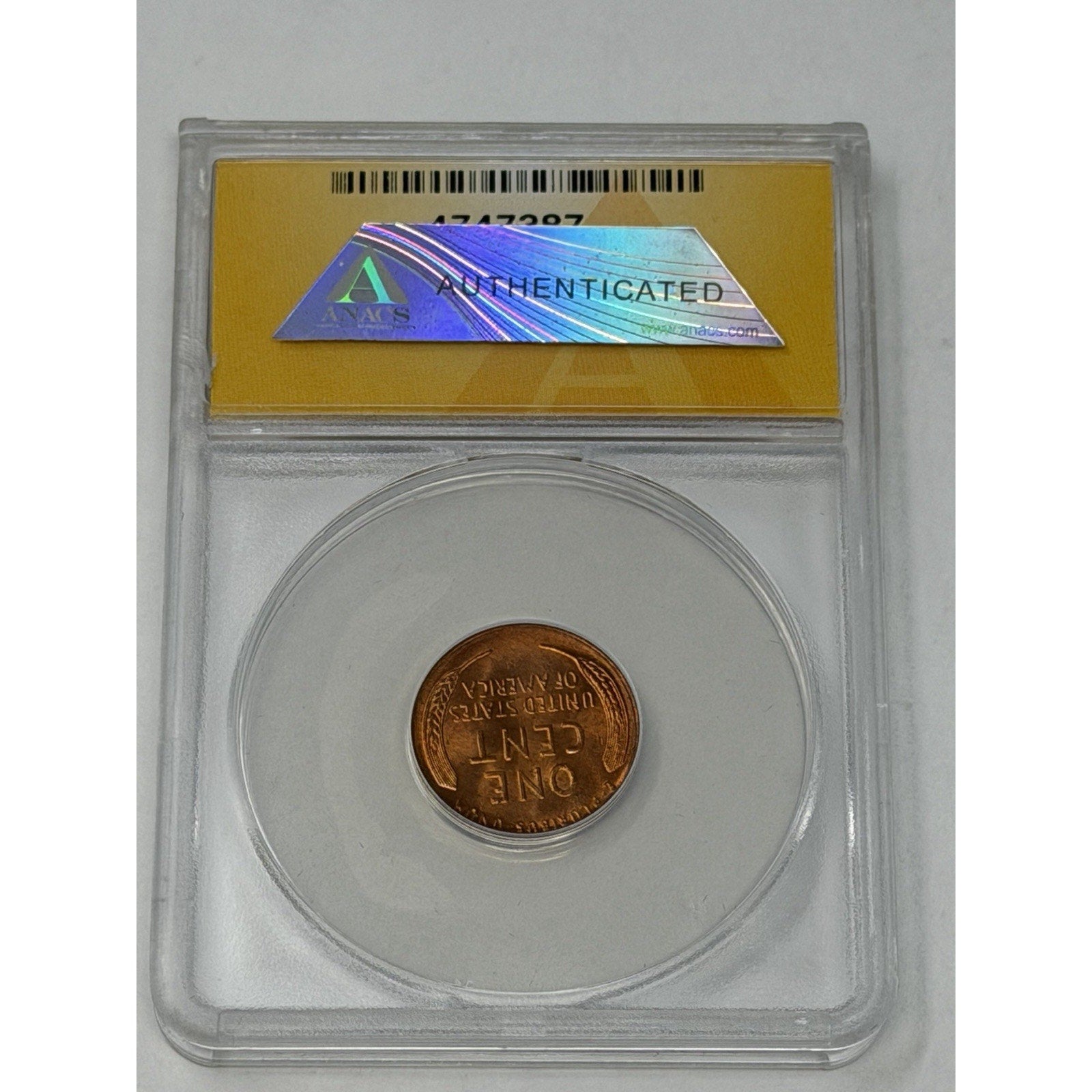 1955 Doubled Die Obverse Lincoln Cent ANACS MS 64 RED DDO Die 3 1DO-003