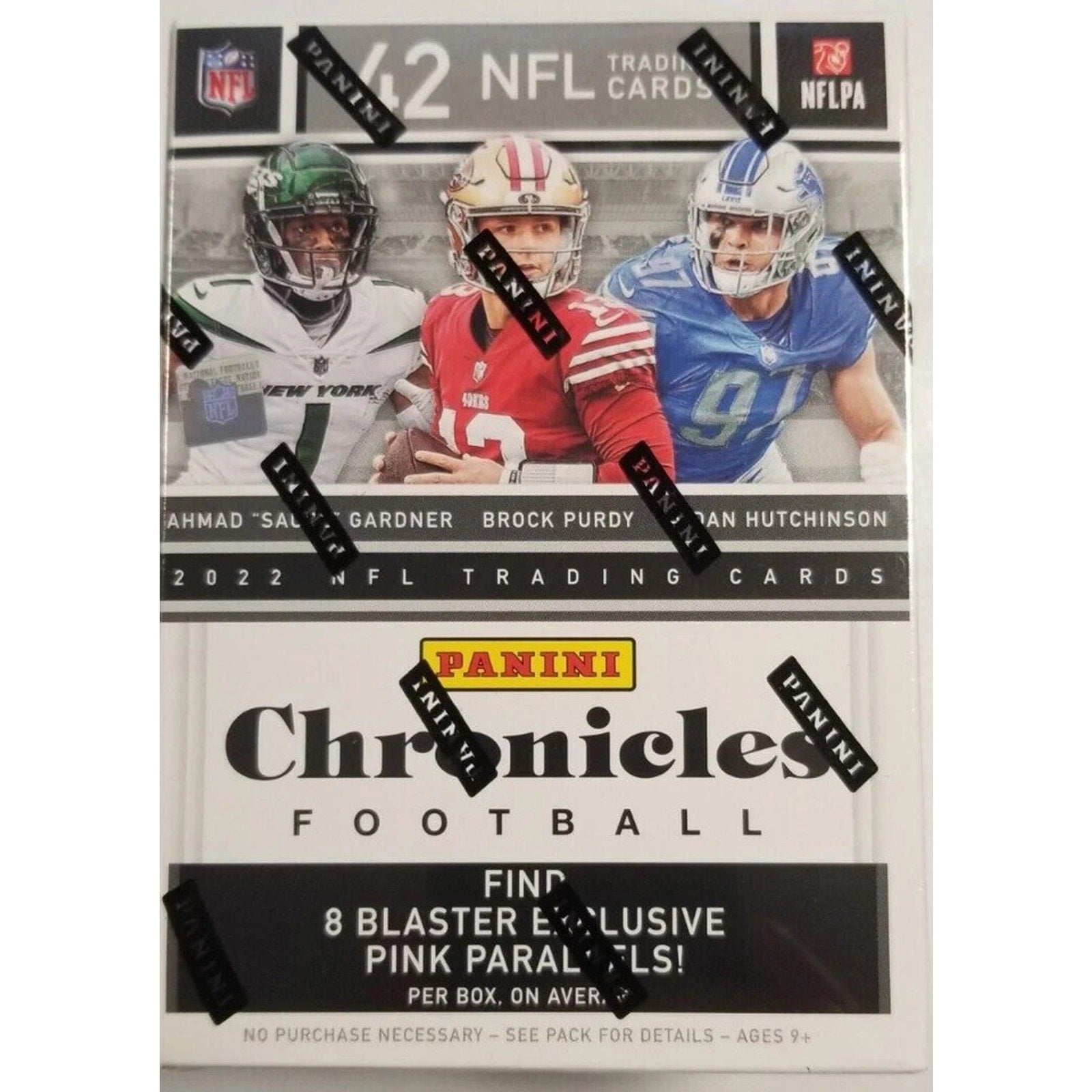 2022 Chronicles Football NFL Factory Sealed Blaster Box Purdy Hutchinson Chrome?
