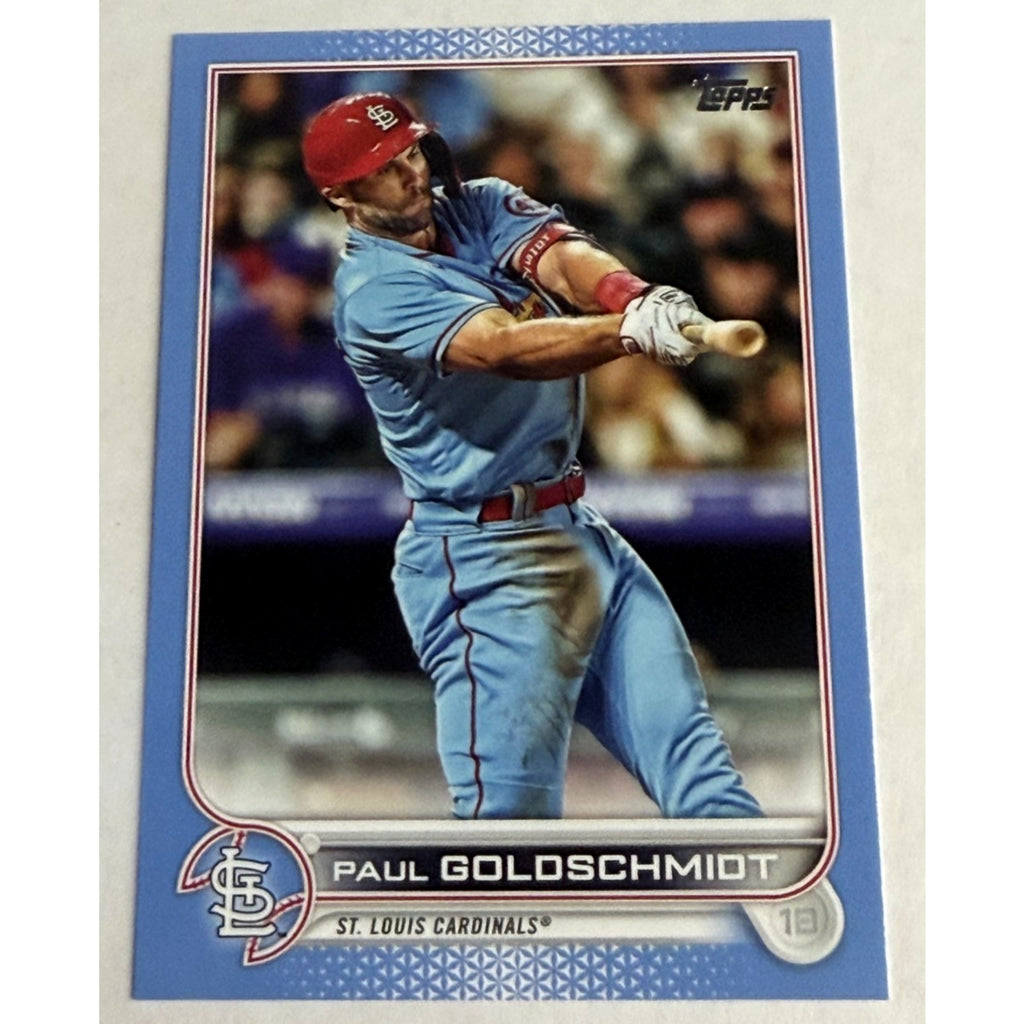 2022 Topps Paul Goldschmidt Father’s Day Powder Blue /50 Mint Cardinals