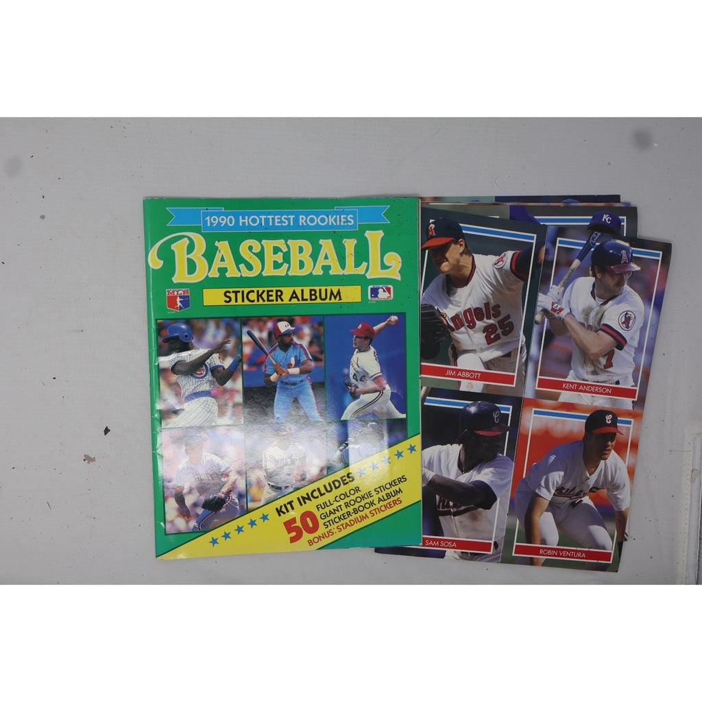 1990 Baseball Sticker Album Hottest Rookies All 50 Stickers