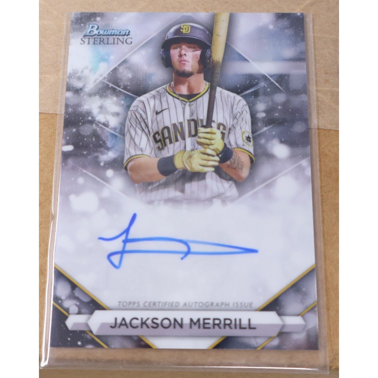 Jackson Merrill 2023 Bowman Sterling #PA-JML AUTO Signed Mint