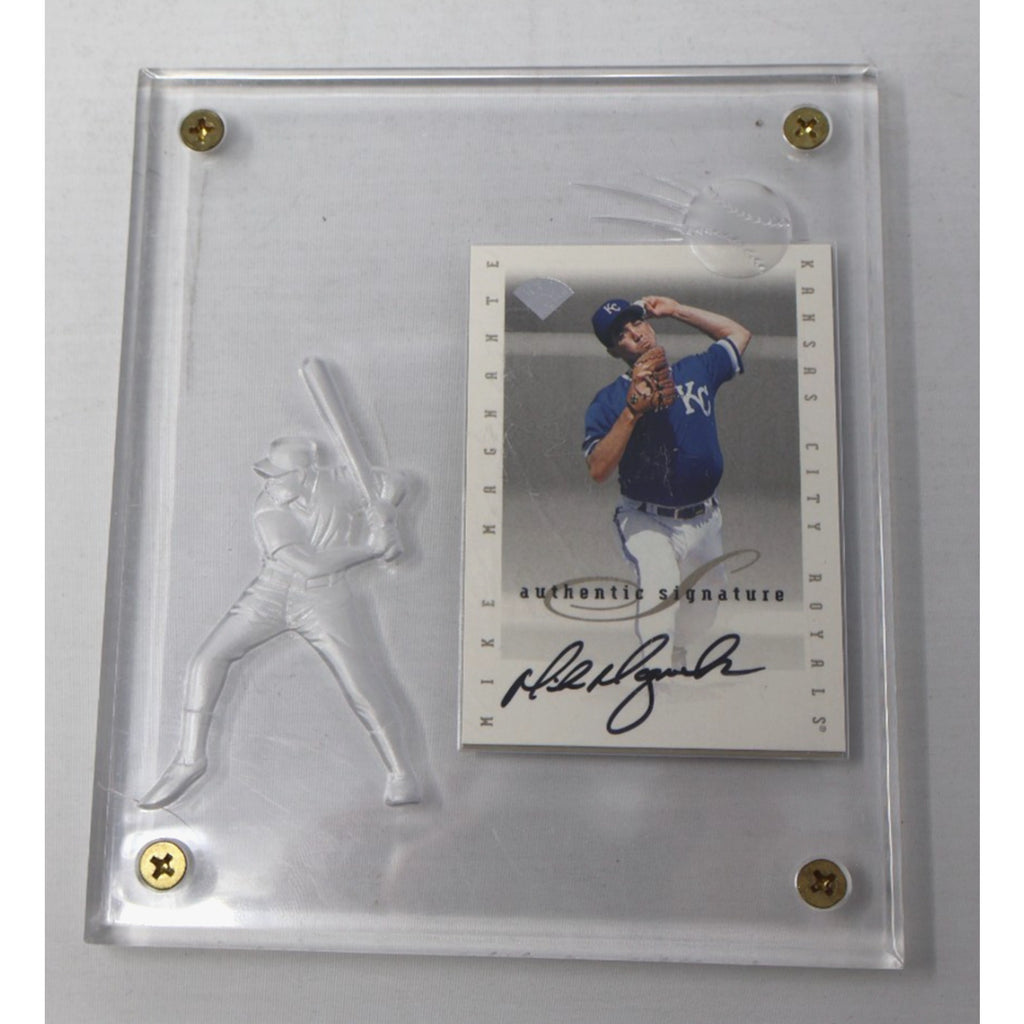 Chuck Knoblauch+Mike Magnante 1996 Leaf Authentic Signature Auto+ Cool Case