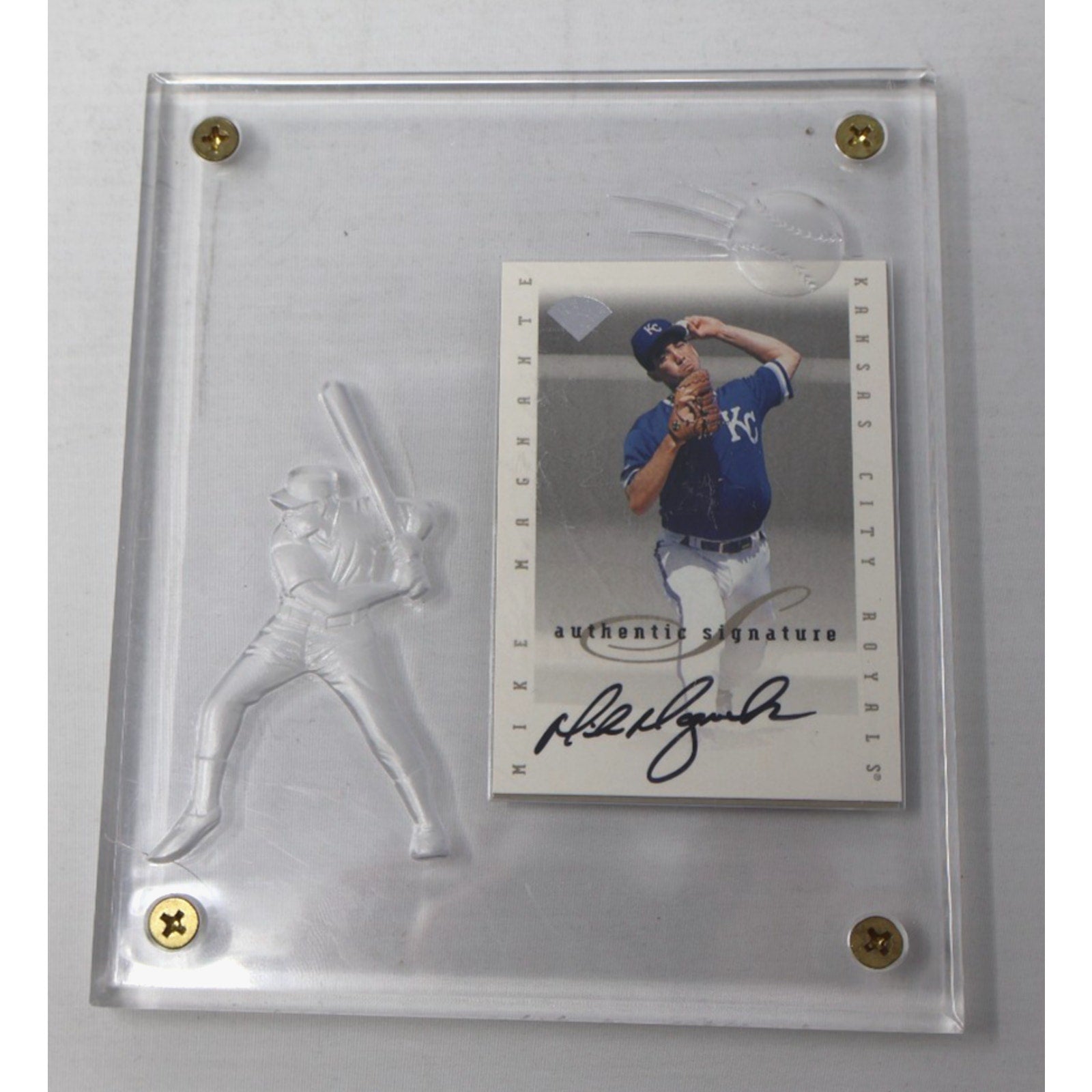 Chuck Knoblauch+Mike Magnante 1996 Leaf Authentic Signature Auto+ Cool Case