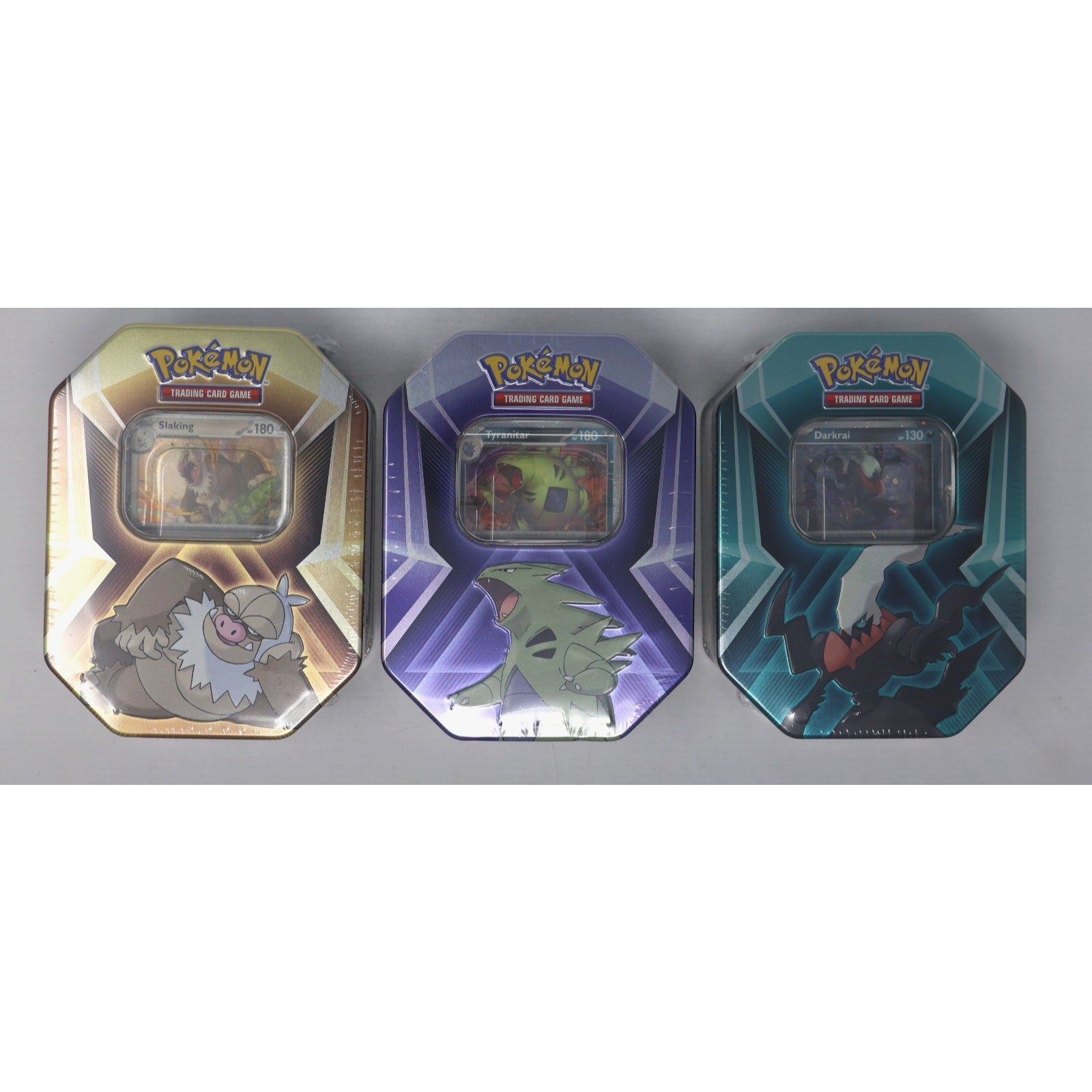 Triple Whammy Collector Tins Pokemon TCG Lot Of 3 (Complete Tin Set) New Sealed