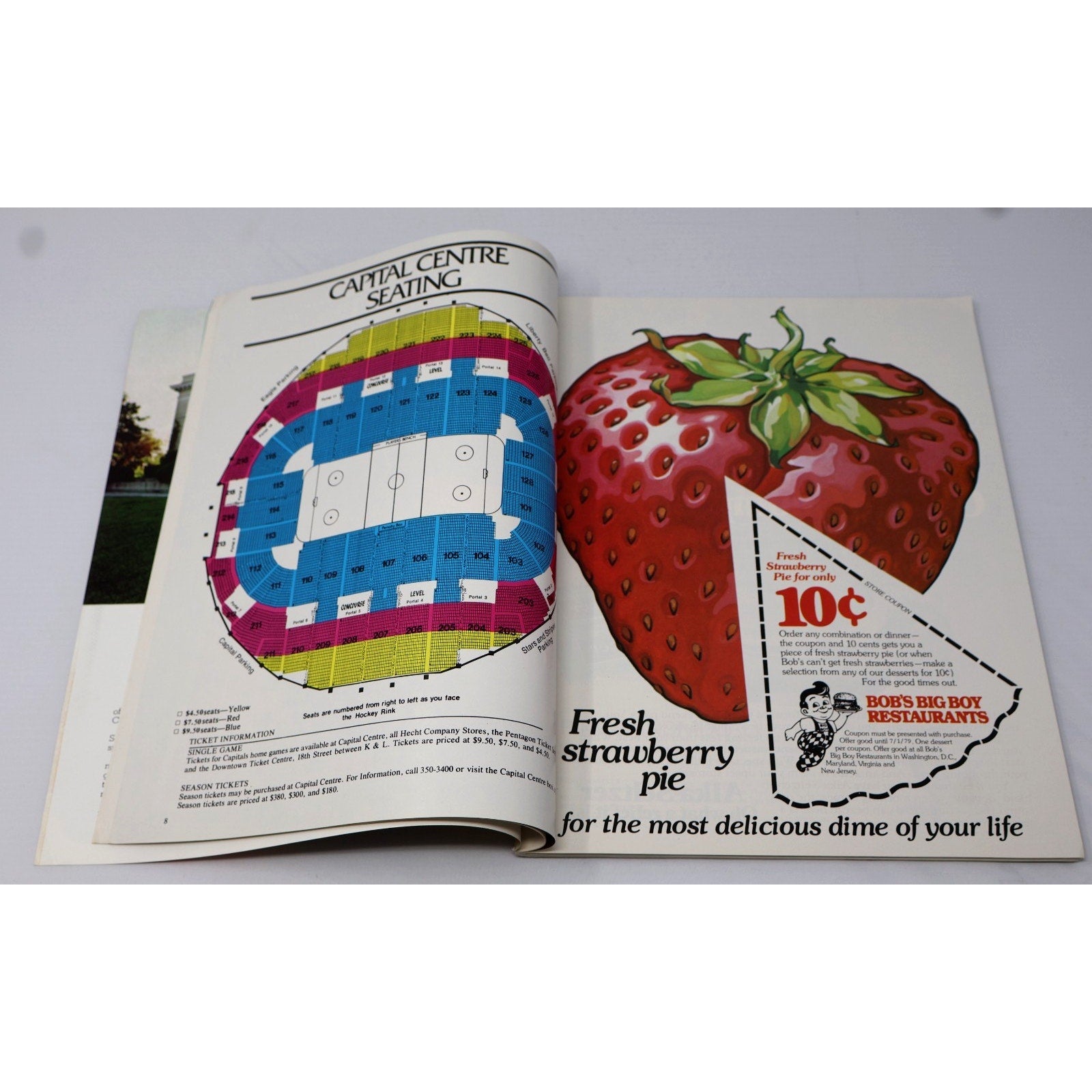 Washington Capitals New York Islanders 2 Goal Programs 1978 Trottier On Cover