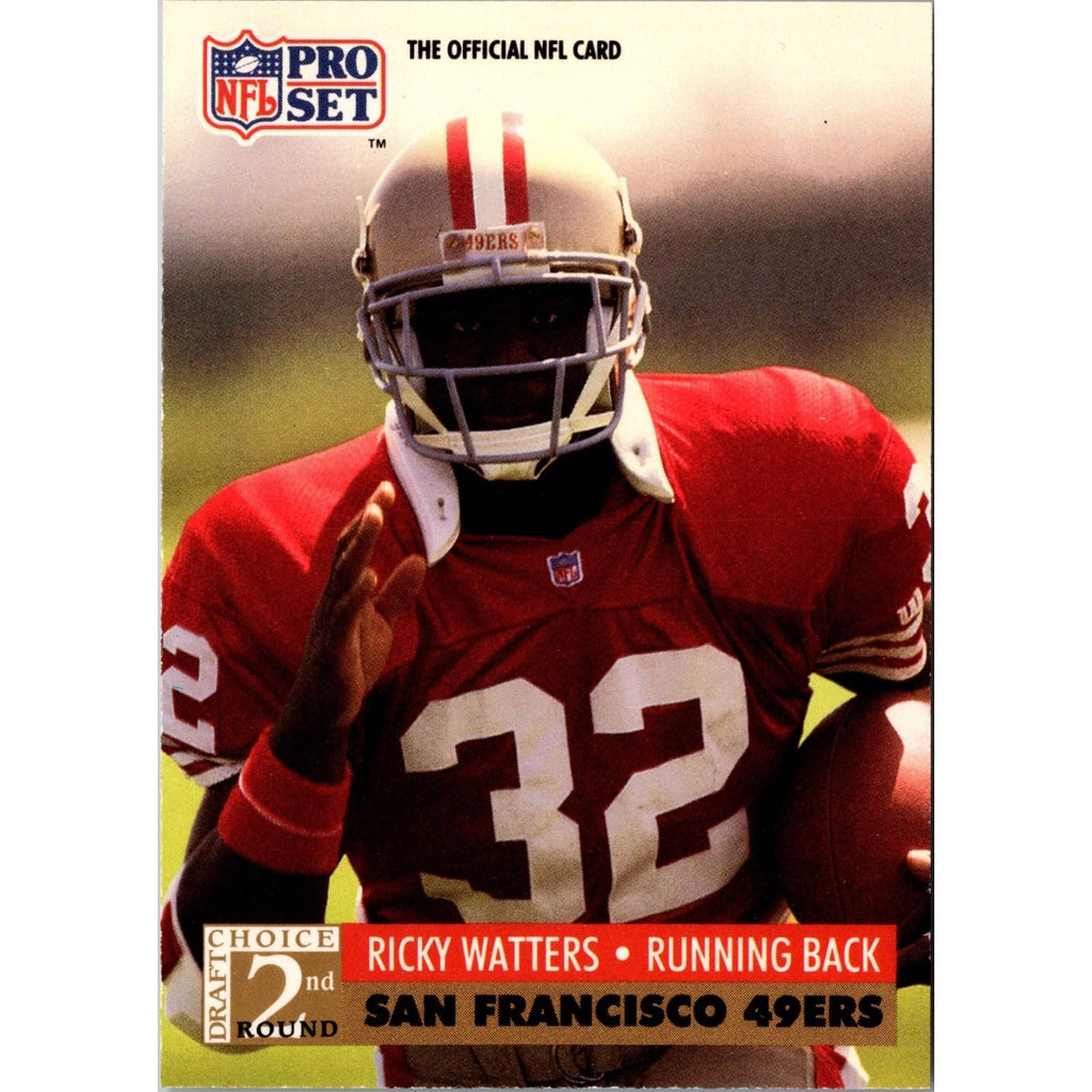 Ricky Watters 1991 Pro Set #774 Rookie RC Notre Dame Fighting Irish/SF 49ers