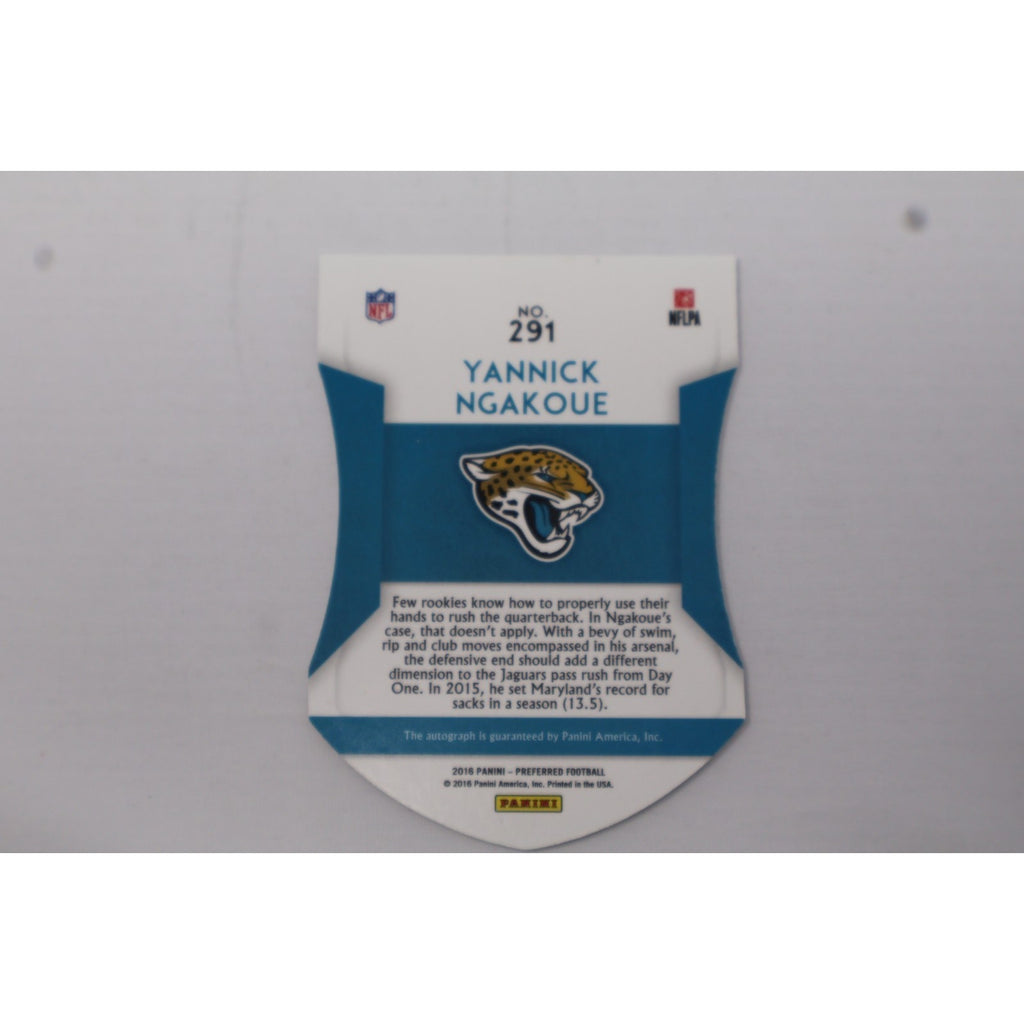 Yannick Ngakoue 2016 Panini Preferred Color Guard /199 #291 Rookie Auto RC