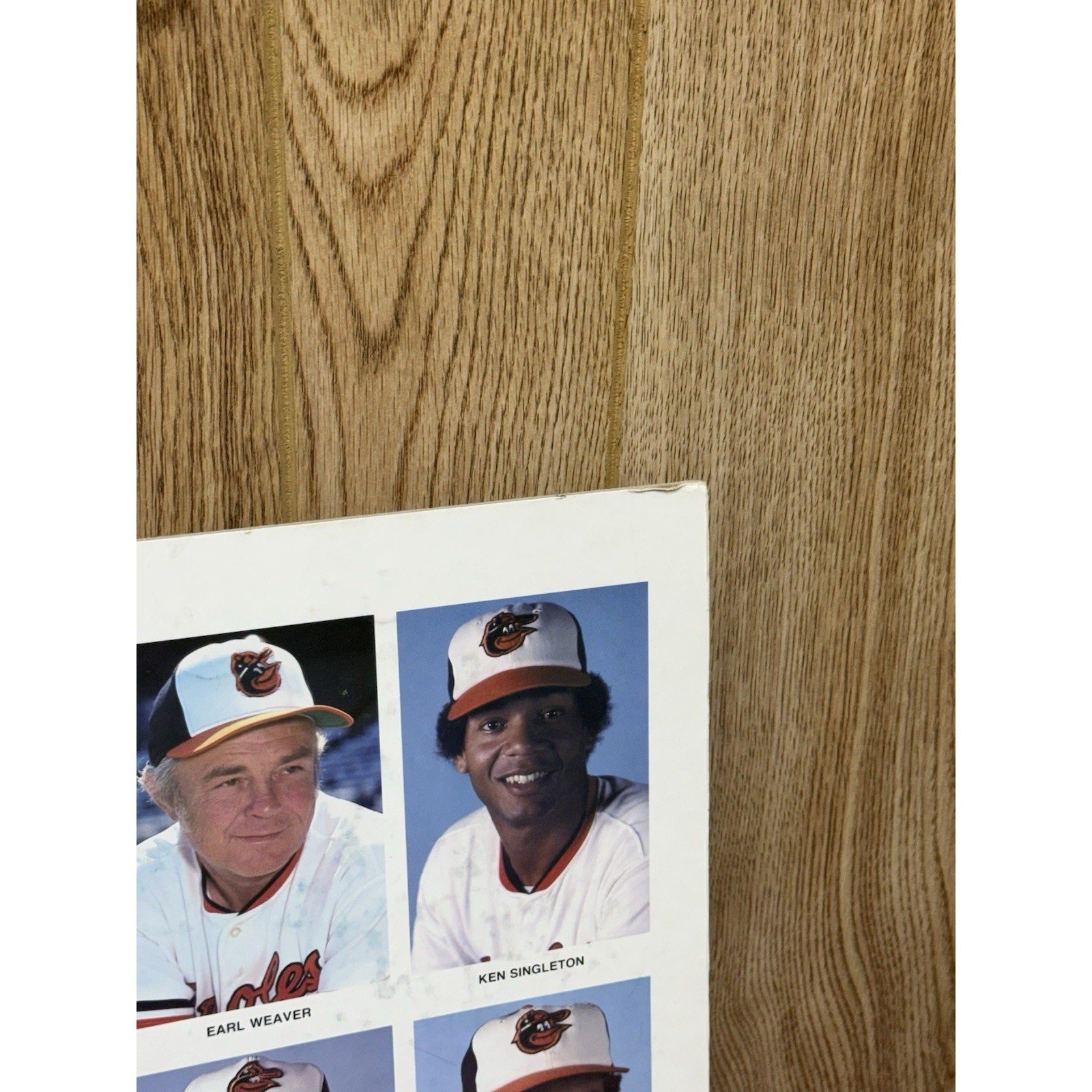 1983 BALTIMORE ORIOLES Team Head Shots Poster 22 x 33 1/2 ALTOBELLI PALMER