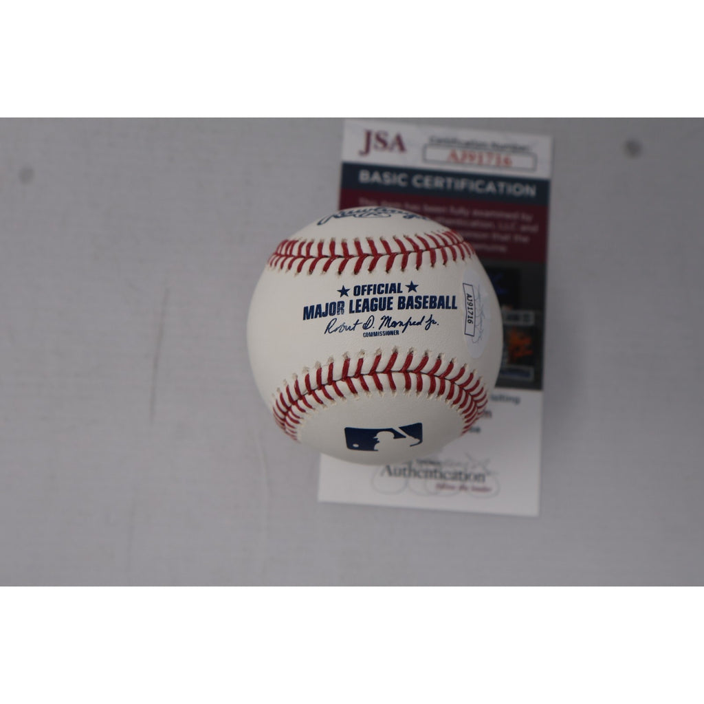 Jackson Holliday Signed Autographed Official MLB Baseball JSA COA